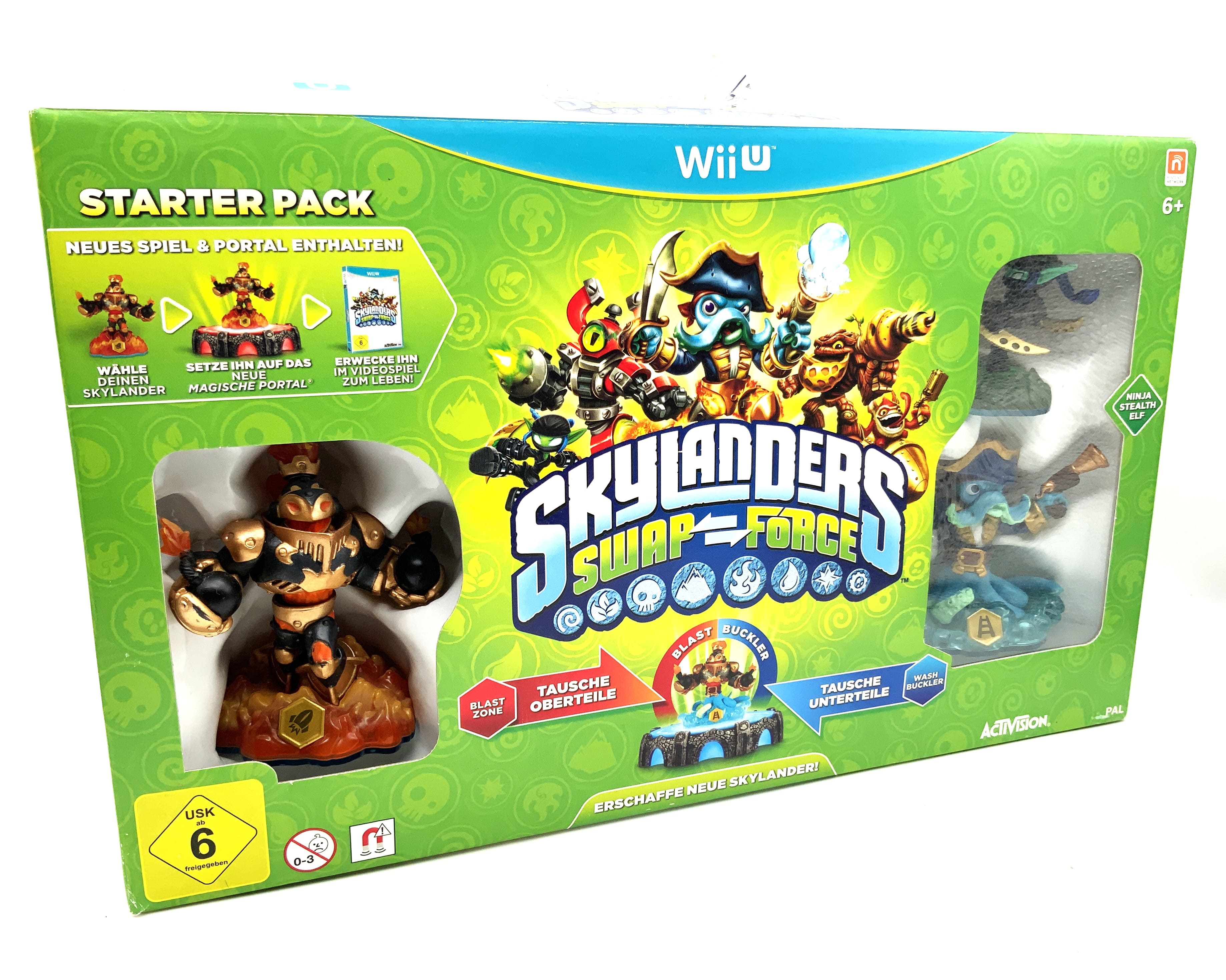 Skylanders Swap Force Starterset für Nintendo Wii u starter Pack