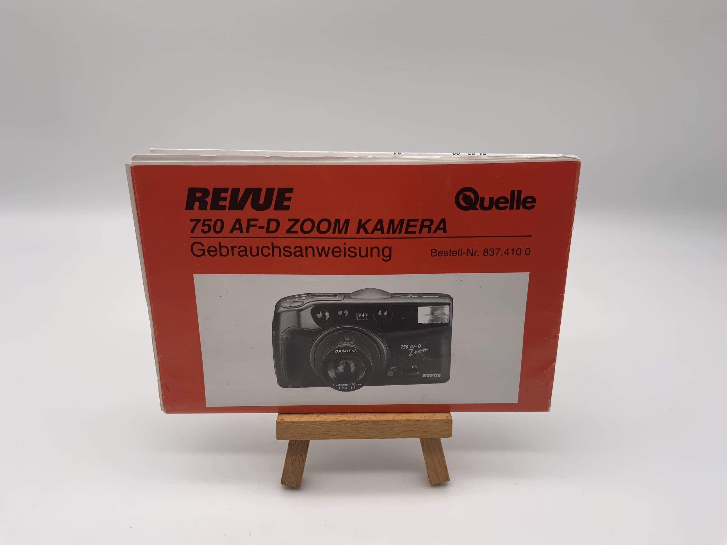 Revue 750 AF-D Zoom Kamera Bedienungsanleitung