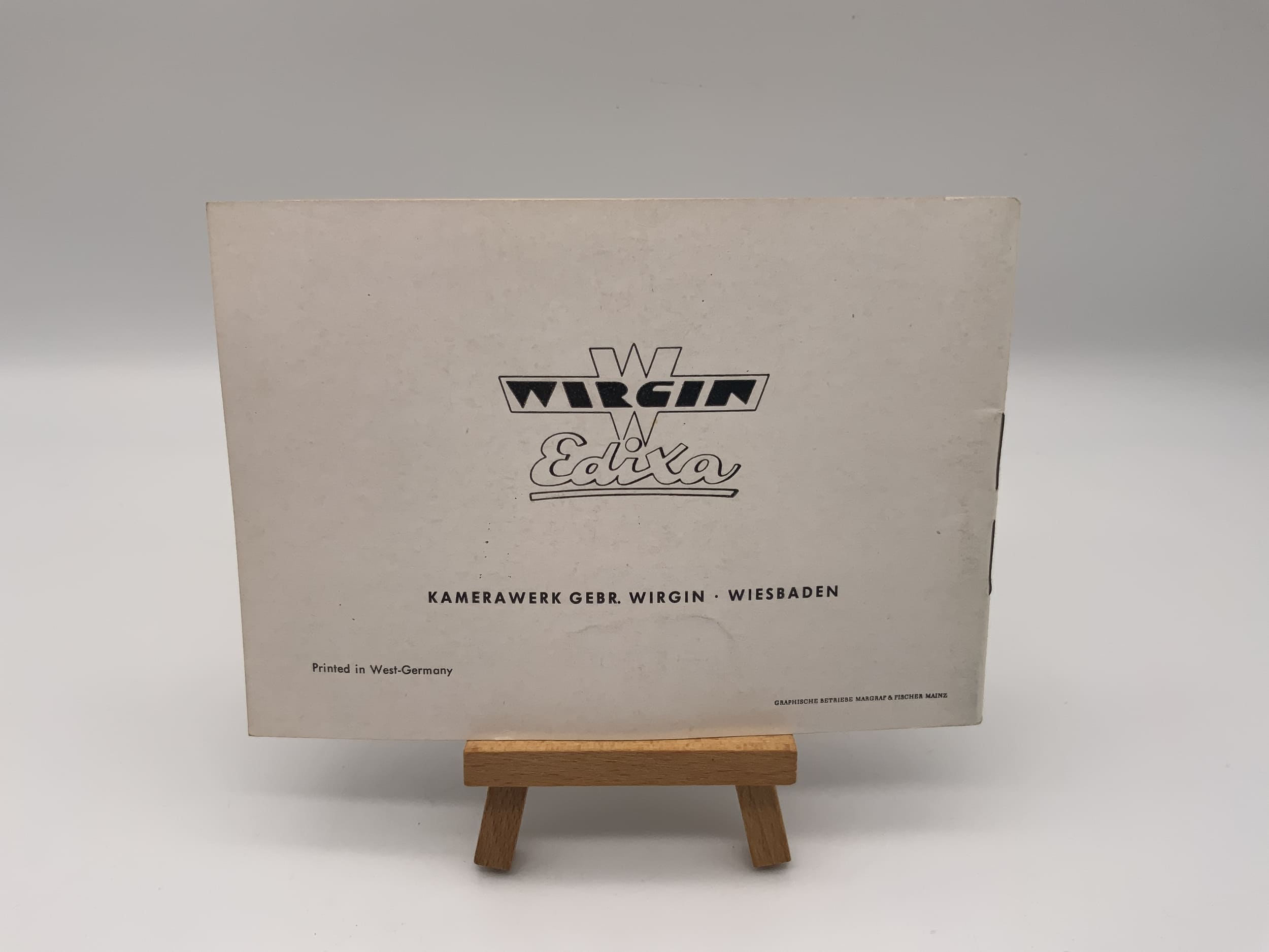 Edixa Wirgin Bedienungsanleitung