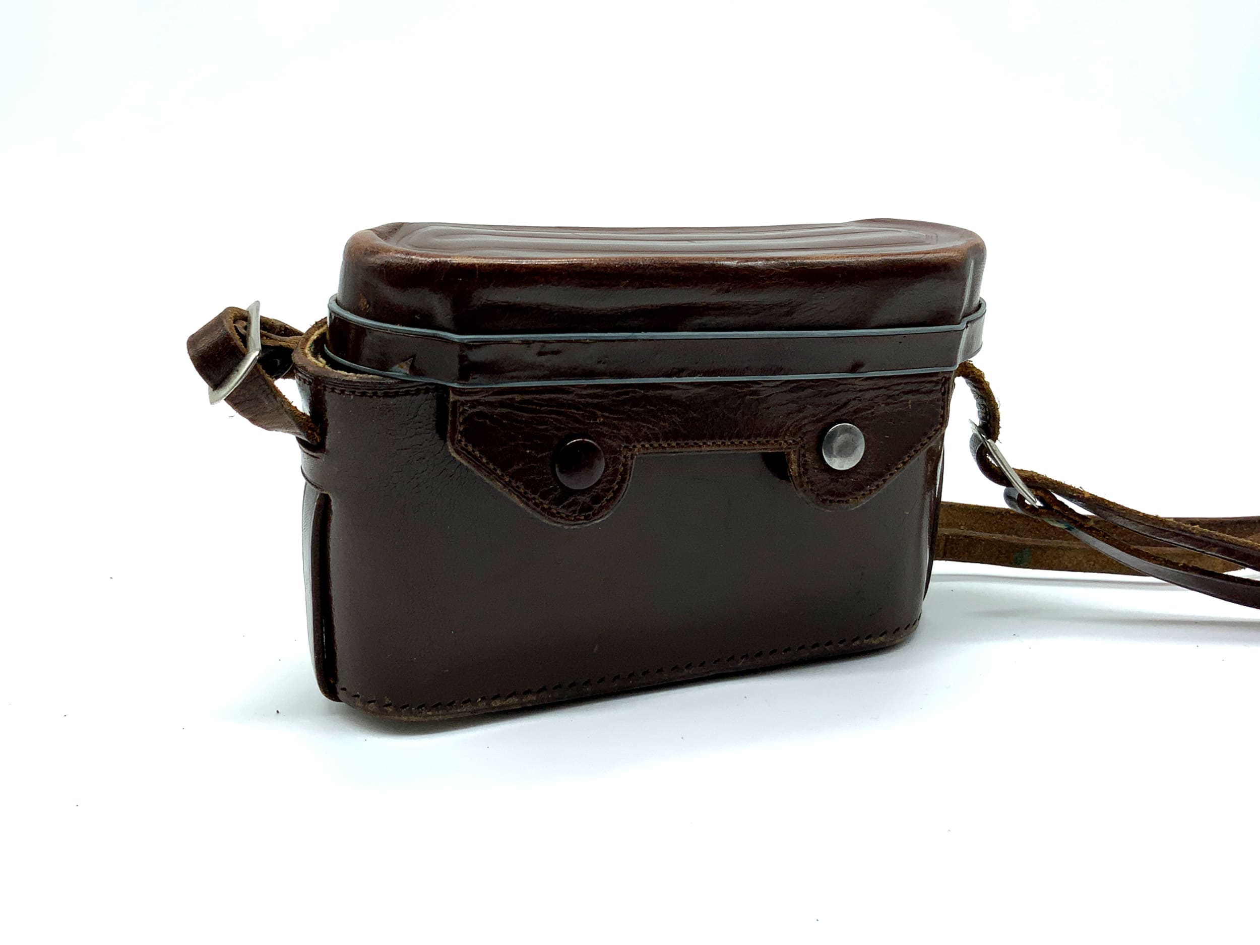 Zeiss Ikon Tenax II Bereitschaftstasche braun Leder Case Tasche Fototasche