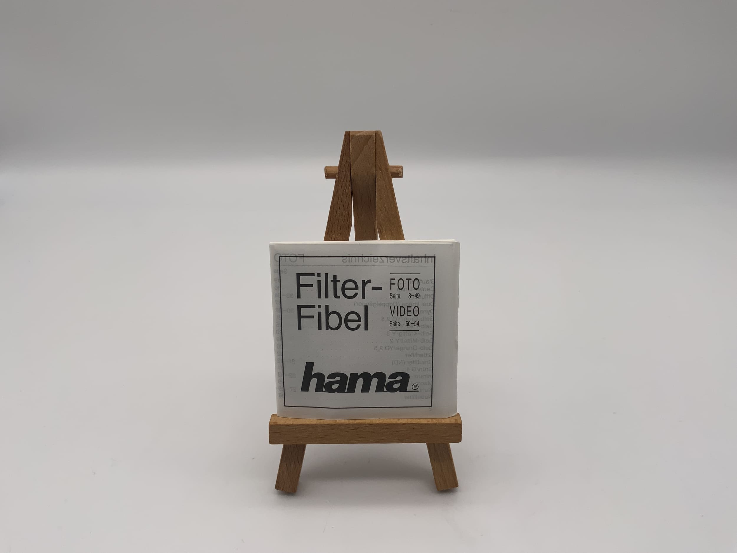 Hama Filter Fibel Bedienungsanleitung