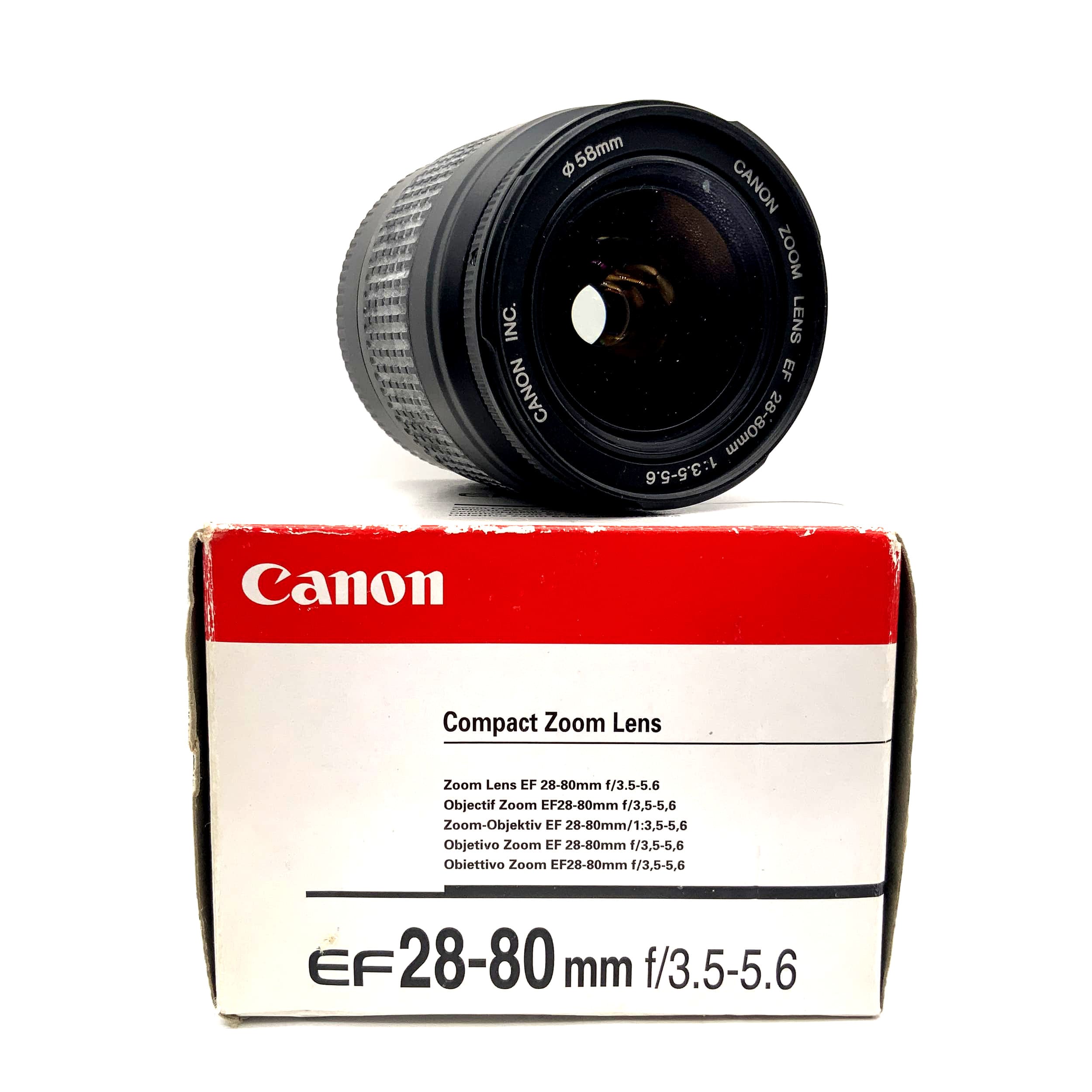 Canon 28-80mm 1:3.5-5.6 Objektiv Compact Zoom Lens in OVP Kamera Lens (Canon EF)