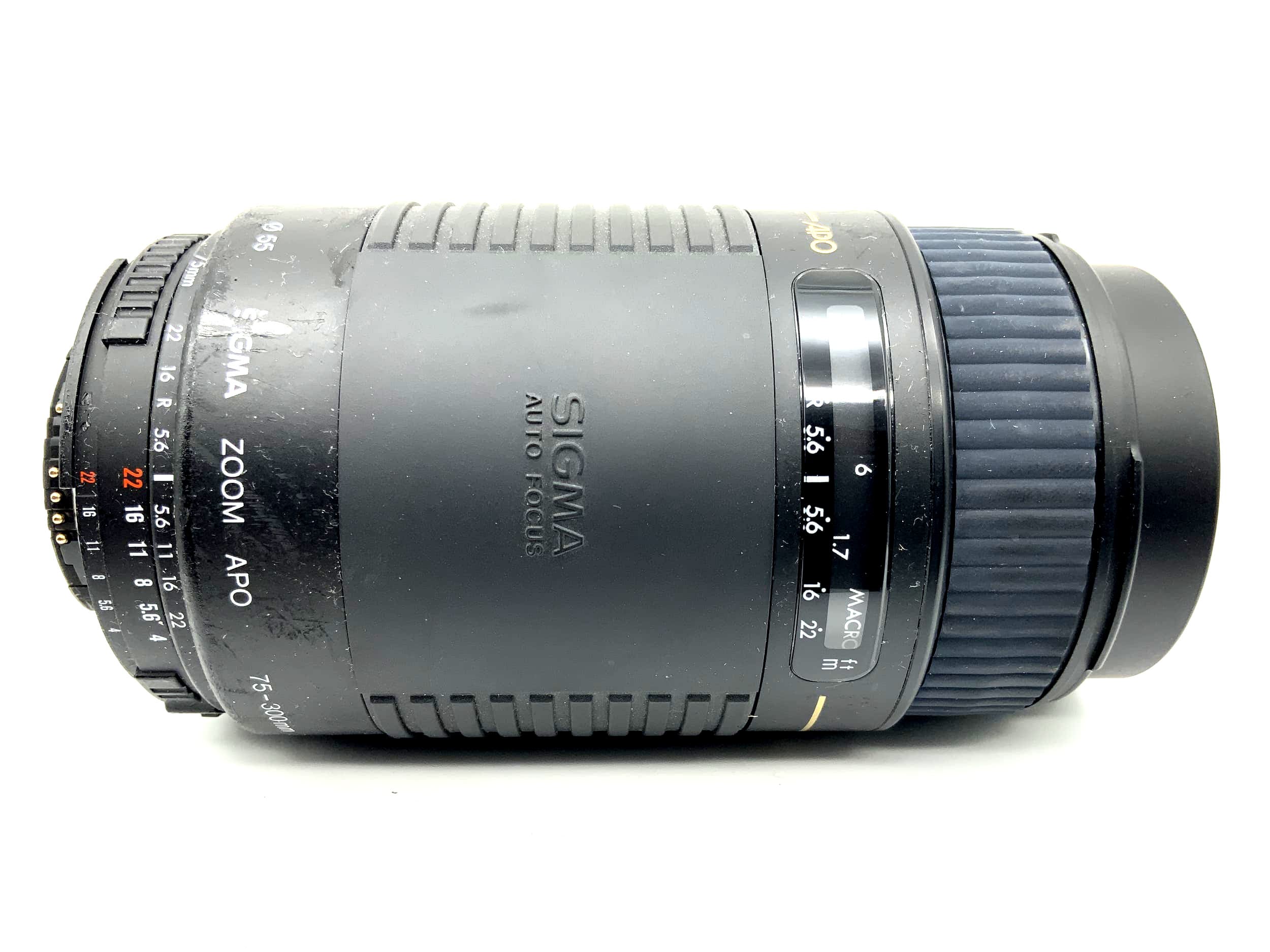 Sigma 75-300mm 1:4-5.6 Objektiv Zoom APO Kamera Camera Lens (Nikon AF)