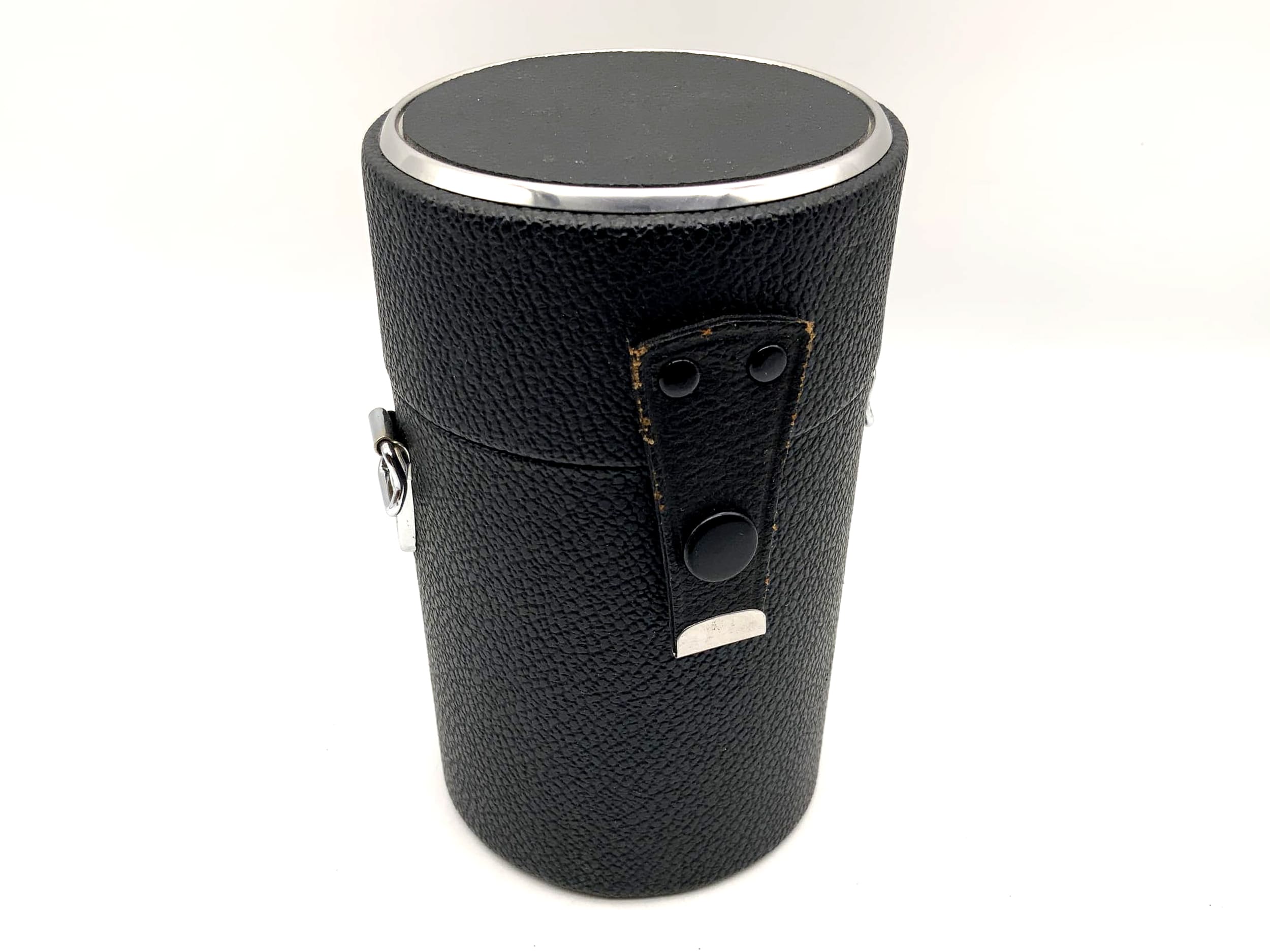 Köcher schwarz ca.14x8cm Objektivtasche universell Hard Case Lens Case