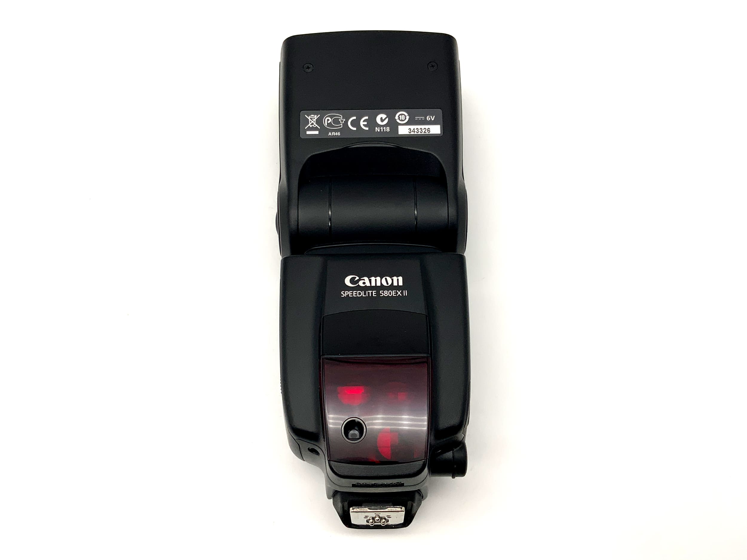 Canon Speedlite 580EX II Blitzgerät mit Tasche für EOS Kamera Blitz Flash