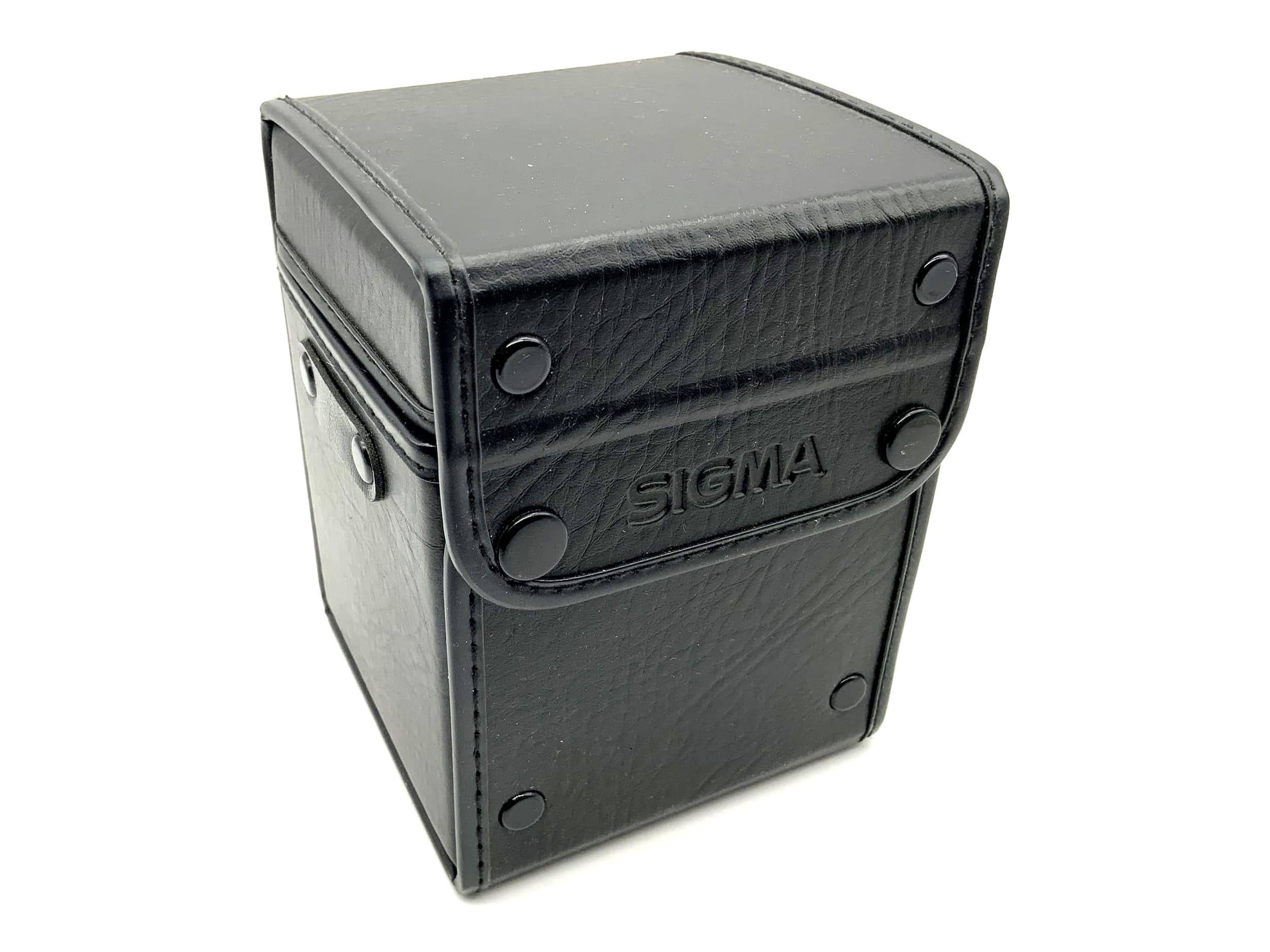 Sigma Köcher schwarz ca.14x10cm Eckig Objektivtasche universell Hard Lens Case