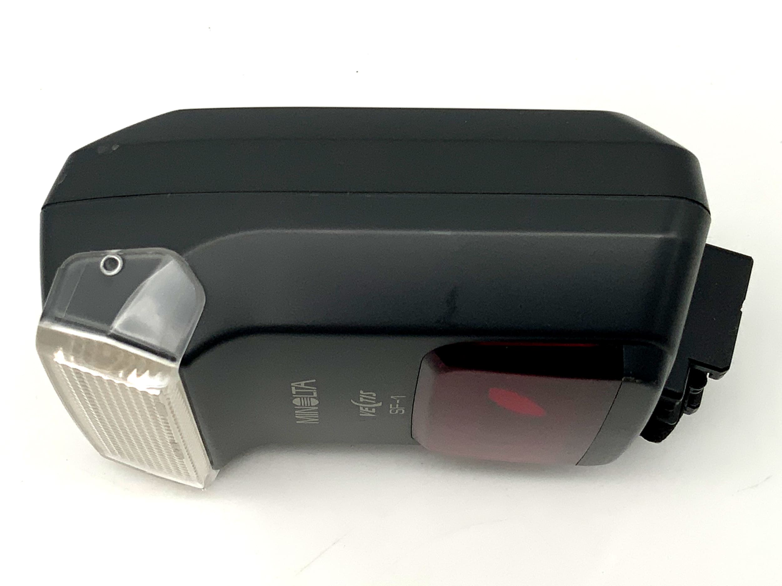 Minolta SF-1 Blitzgerät für Minolta Vectis Kamera Blitz Aufsteckblitz Flash