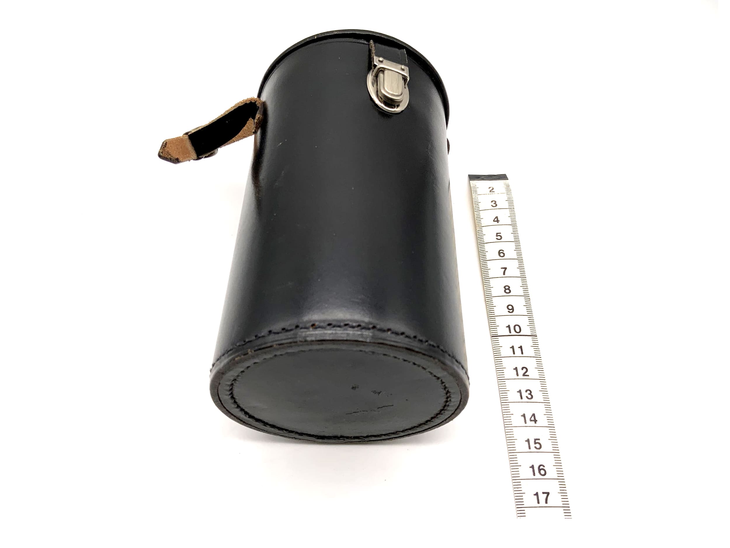 Köcher schwarz ca.14x8,5cm Objektivtasche universell Hard Case Lens Case