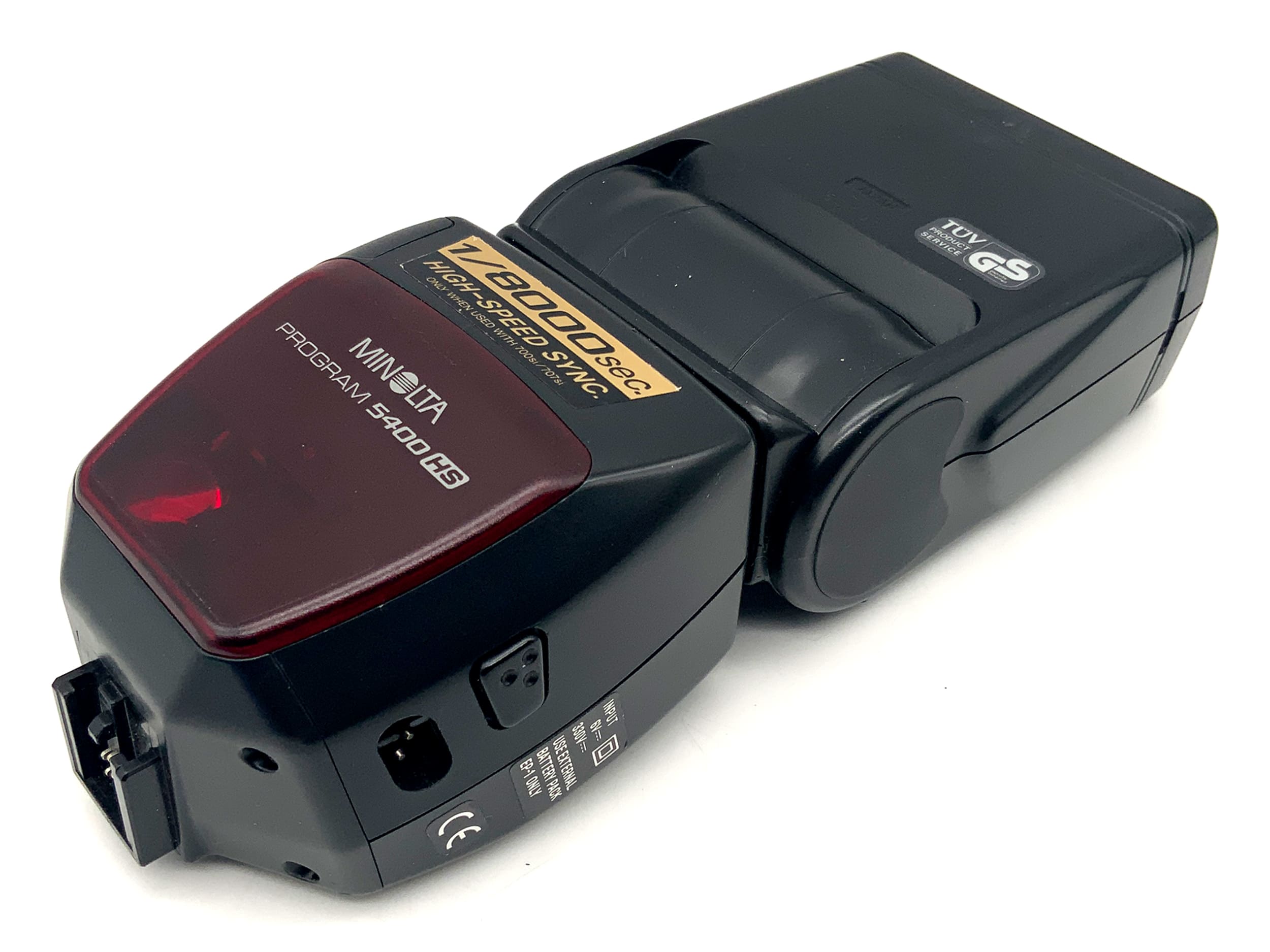 Minolta Program 5400HS Blitzgerät High Speed Kamera Blitz Aufsteckblitz Flash