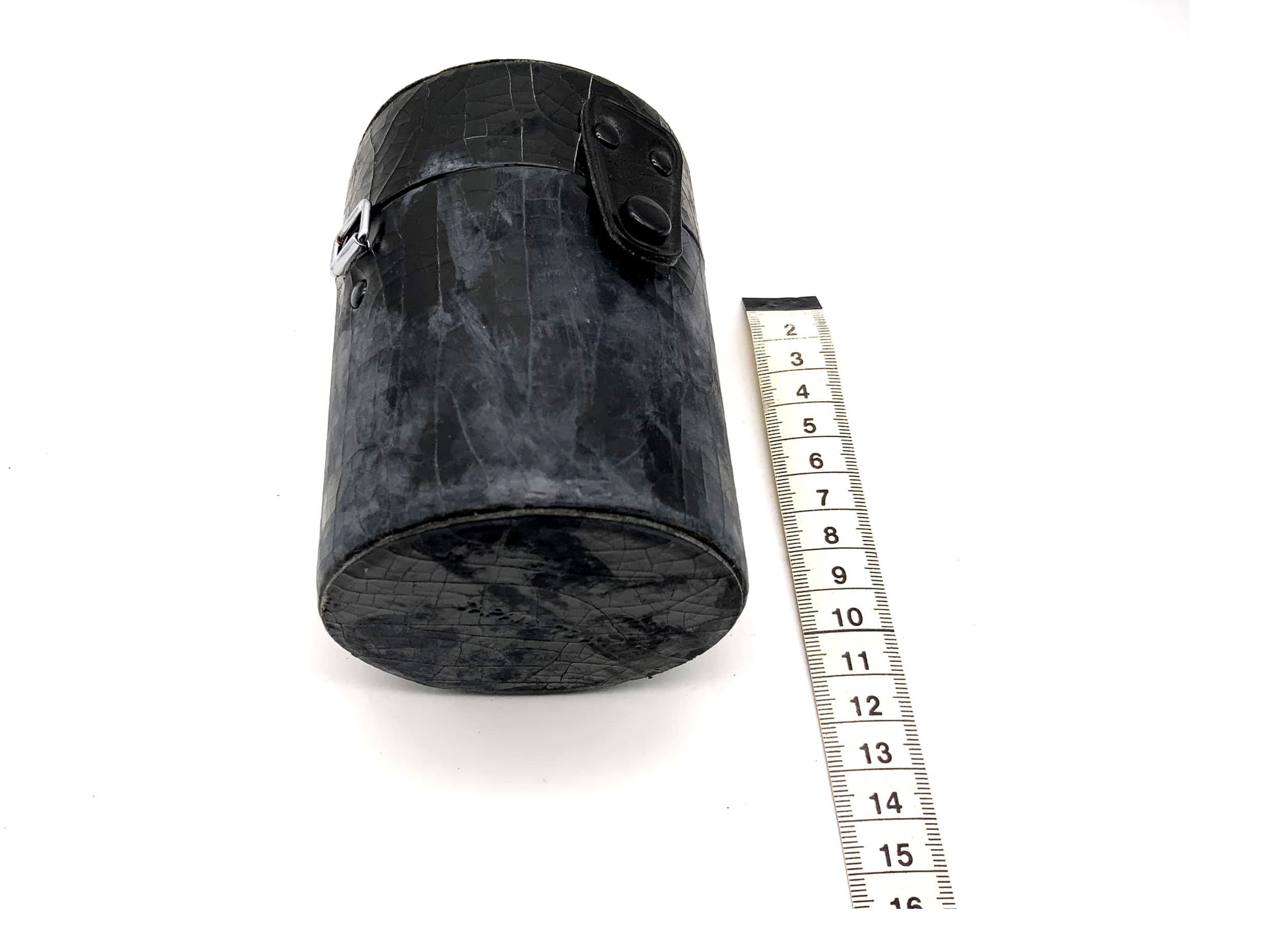 Yashica Köcher schwarz ca.11x8cm 70a Objektivtasche universell Hard Lens Case