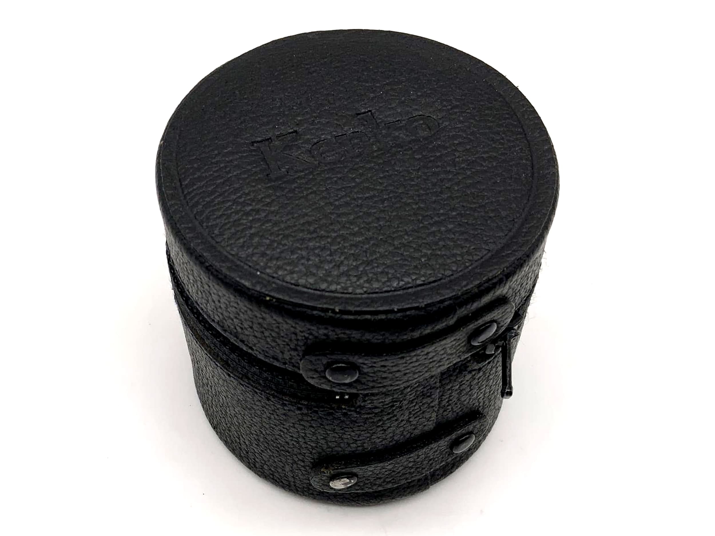 Kenko Köcher schwarz ca.7,5x7,5cm Objektivtasche universell Hard Case Lens Case