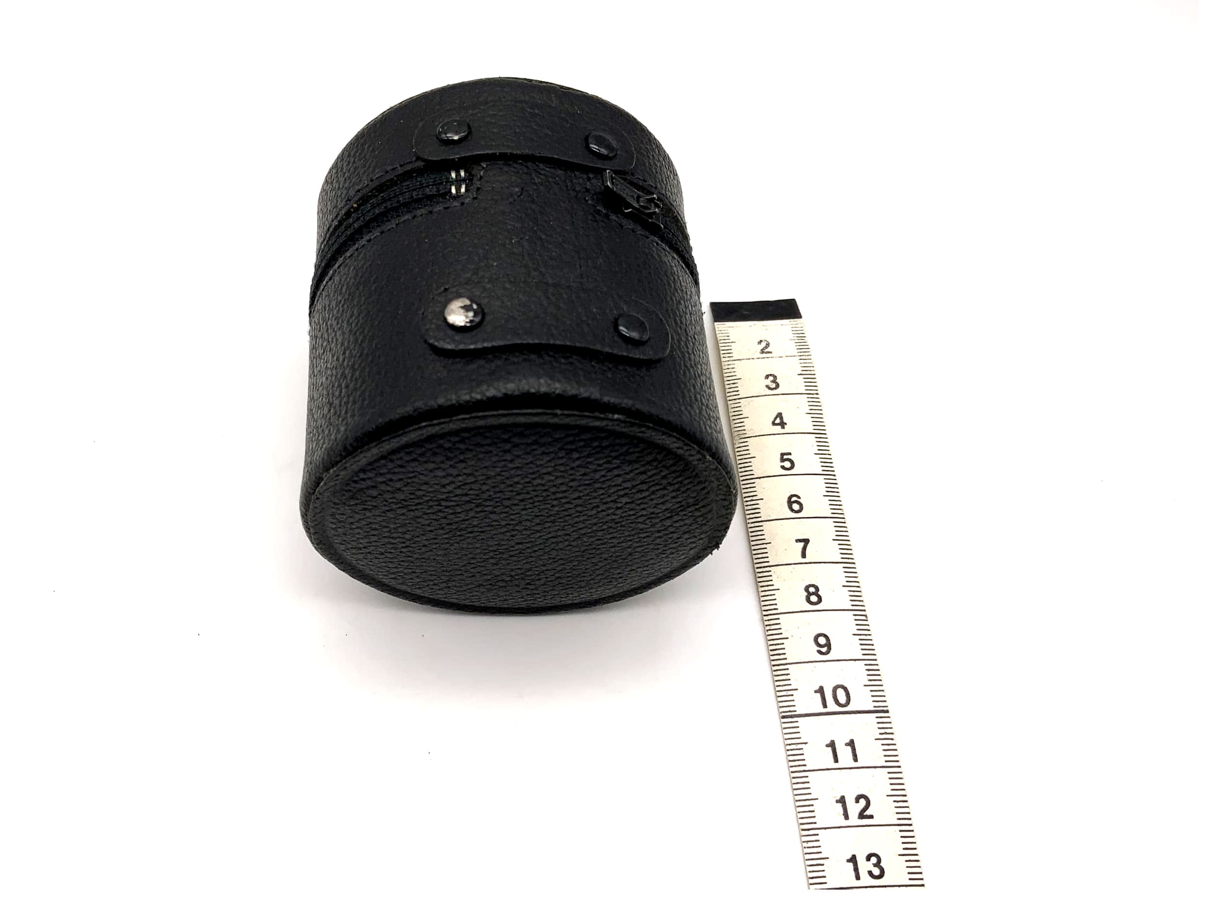 Kenko Köcher schwarz ca.7,5x7,5cm Objektivtasche universell Hard Case Lens Case