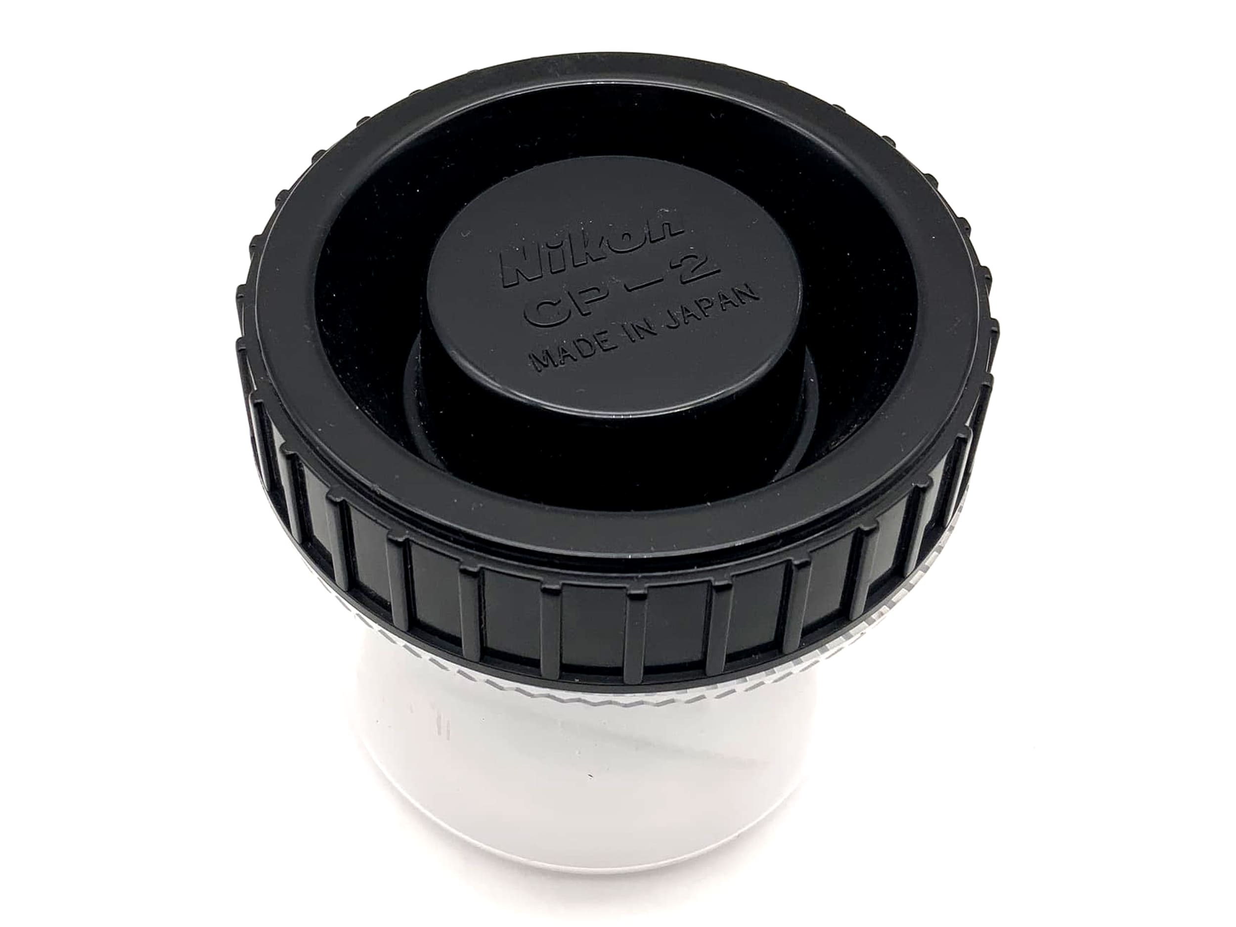 Nikon Köcher transparent ca.7x7cm für CP-2 Objektivtasche universell Lens Case