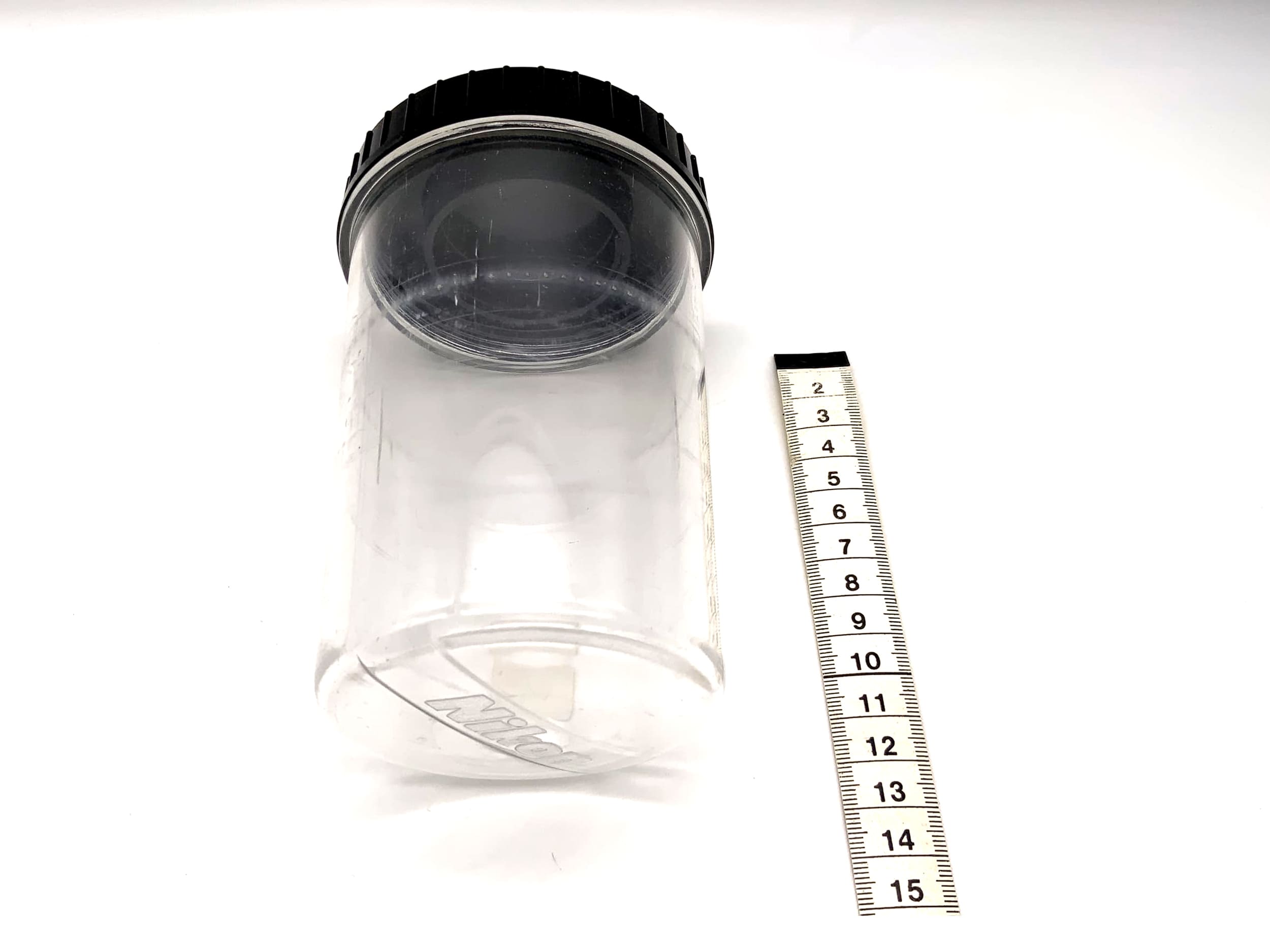 Nikon Köcher transparent ca.13x8cm Objektivtasche universell Hard Lens Case