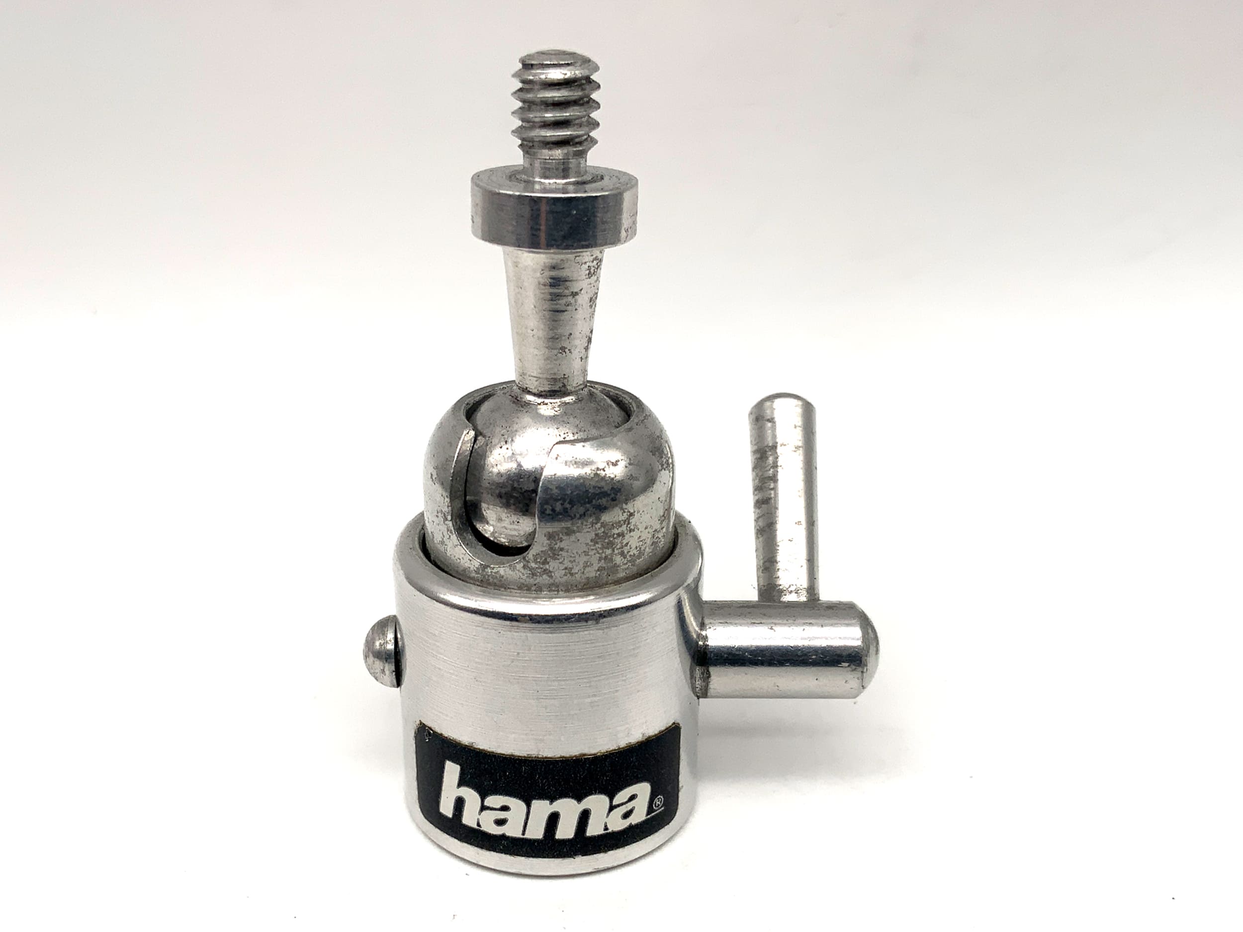 hama Stativkopf silber Mini Kugelkopf 1/4 auf 3/8