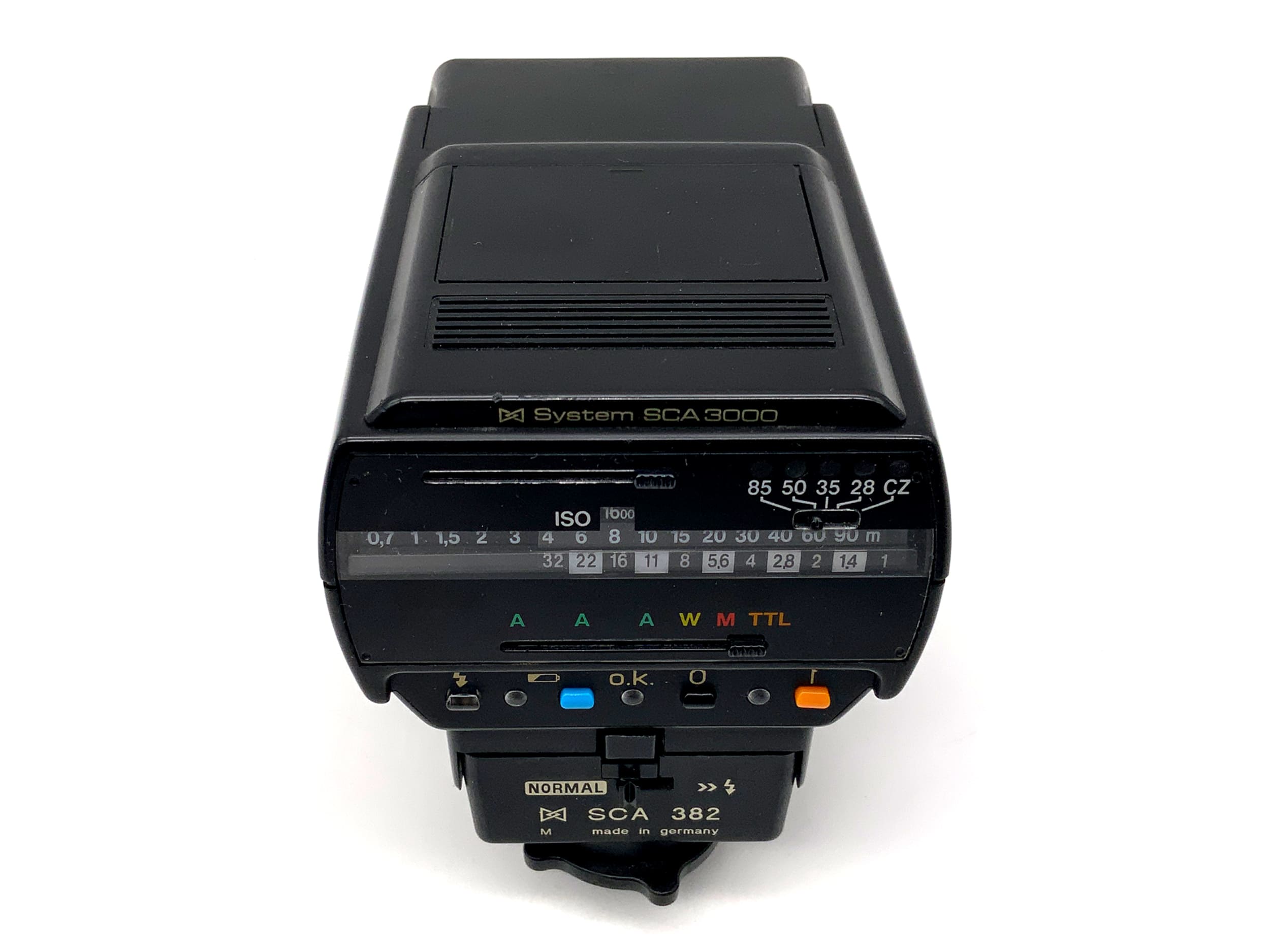 Metz mecablitz 32 MZ-3 Blitzgerät SCA 382 für Yashica Kamera Blitz Flash