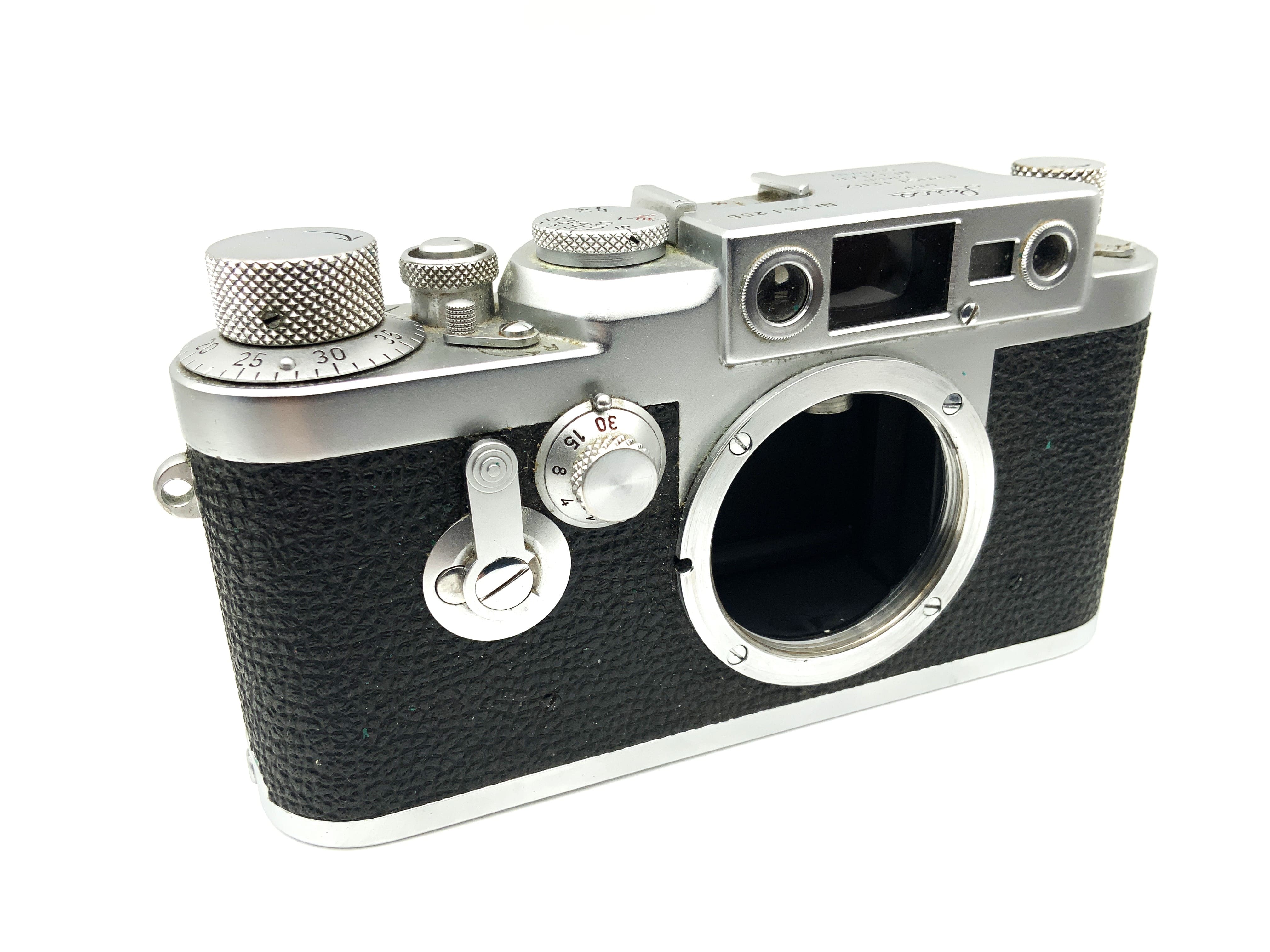 Leica IIIg Sucherkamera 1957 Nr. 861255 Chrom Analogkamera Body Gehäuse