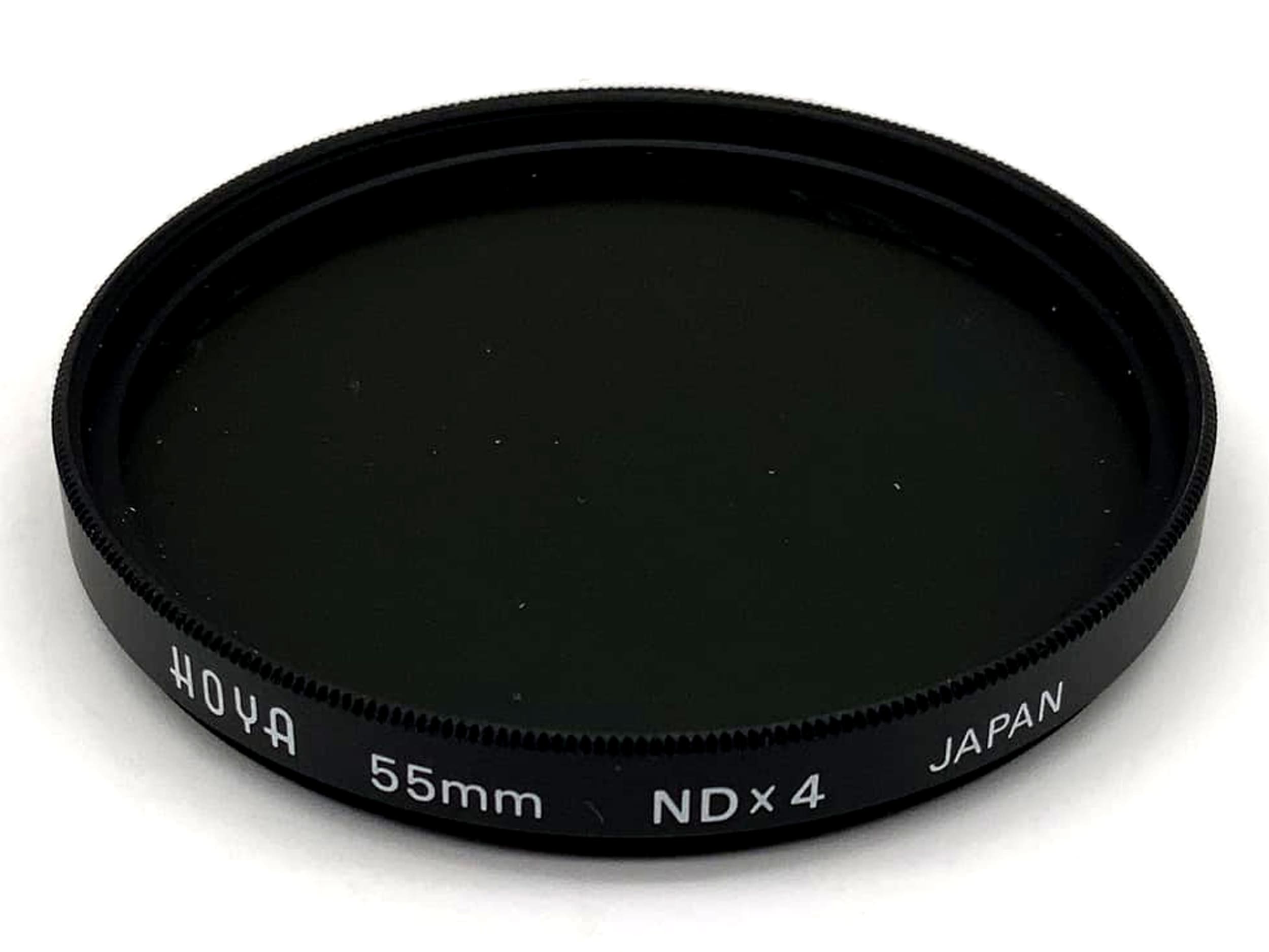Hoya Farbfilter NDx4 grau grey Graufilter Filter 55mm Kreisförmig M55