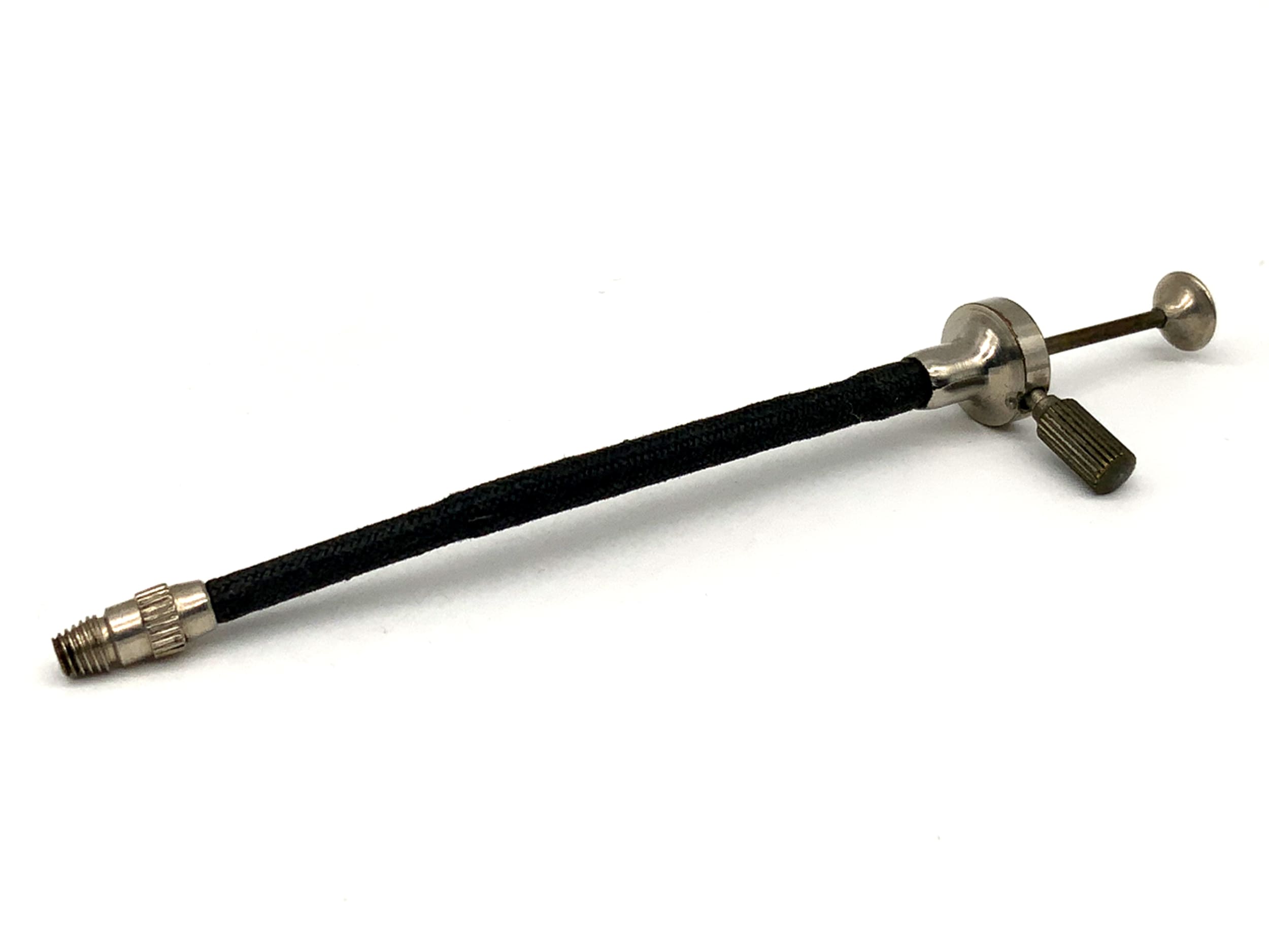 Drahtauslöser schwarz ca.8cm mit Feststeller Fernauslöser cable release