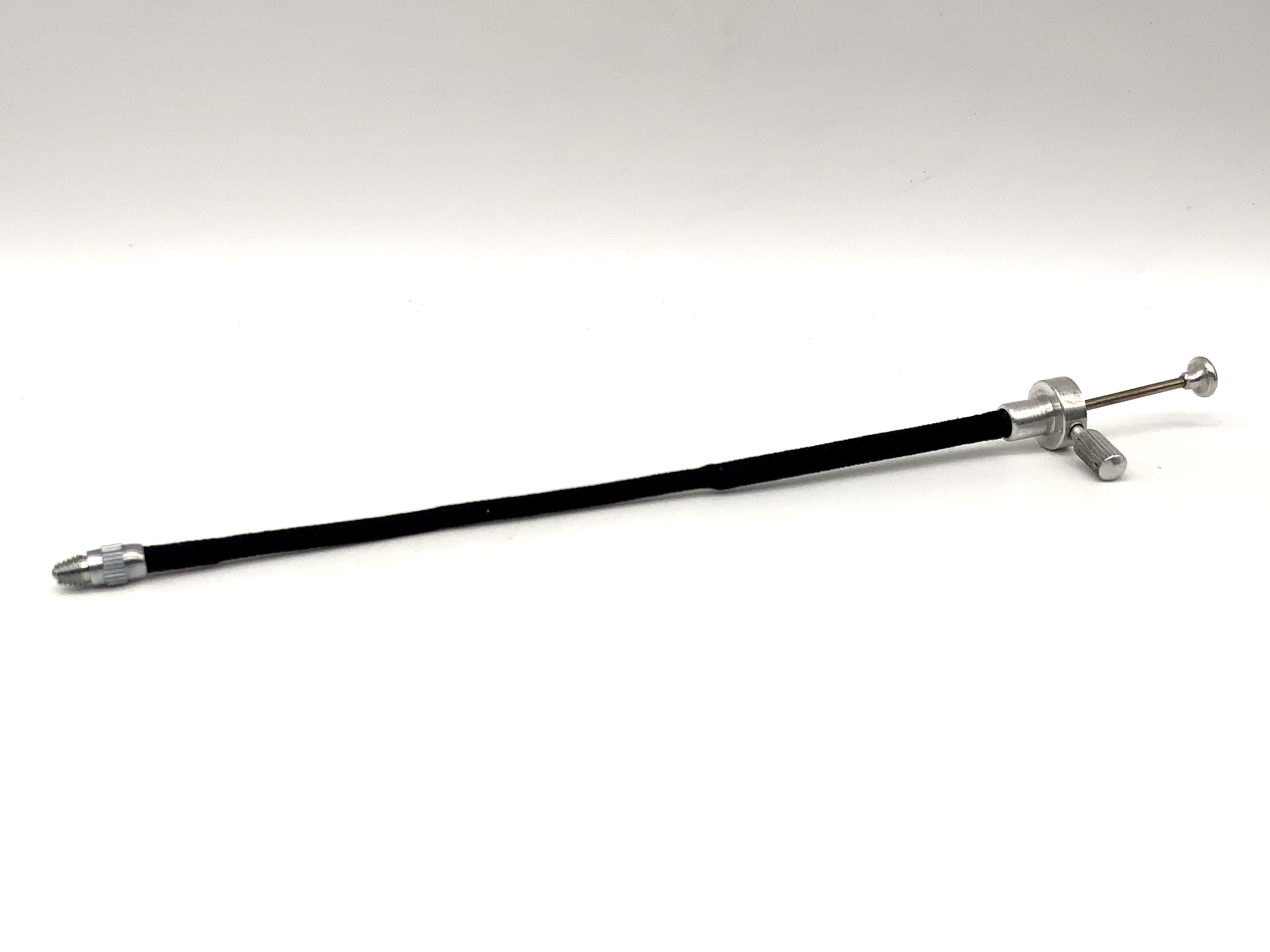 Drahtauslöser schwarz ca.13cm mit Feststeller Fernauslöser cable release