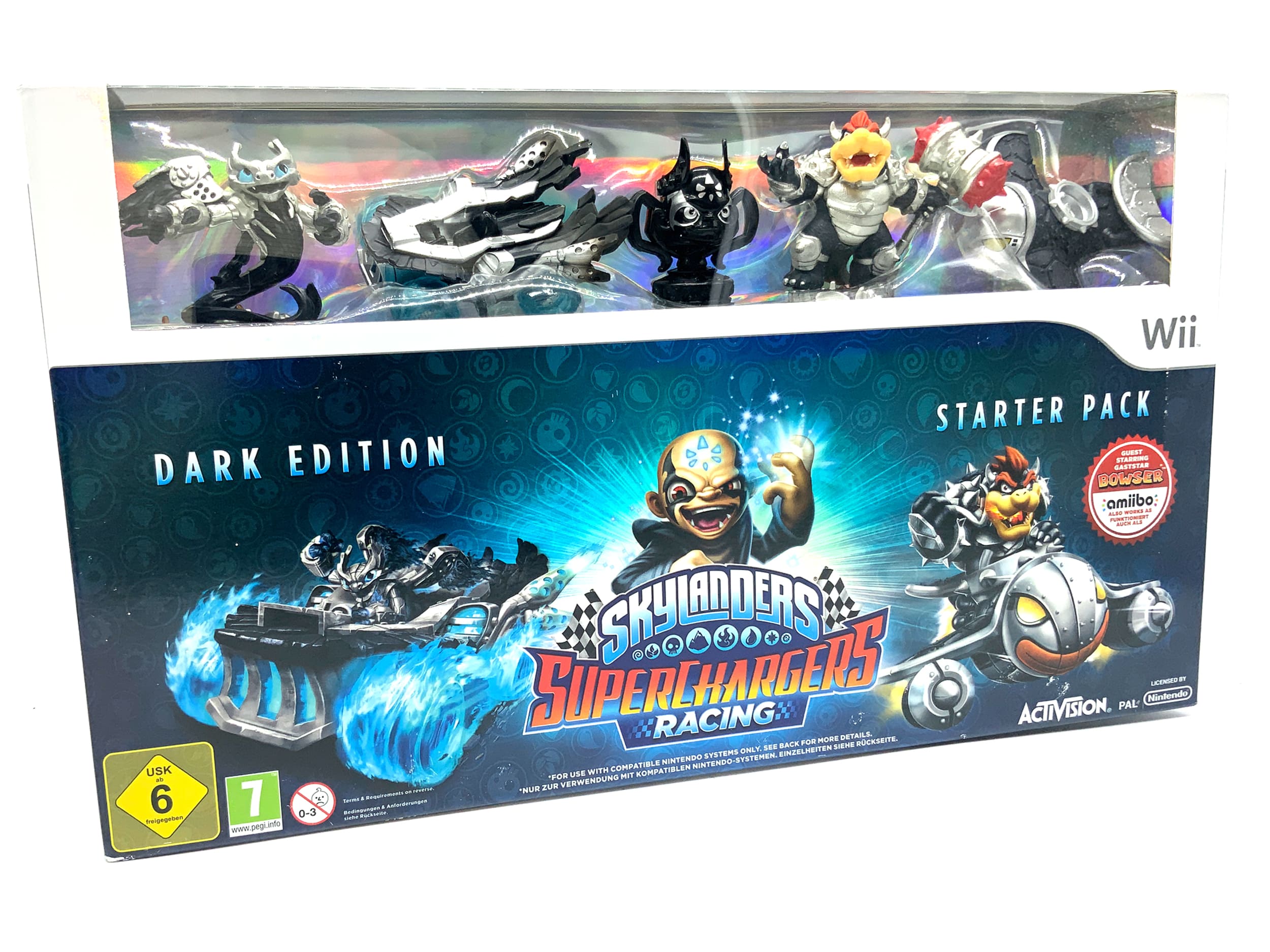 Skylanders Superchargers Dark Edition Starterset Nintendo Wii starter Pack Neu