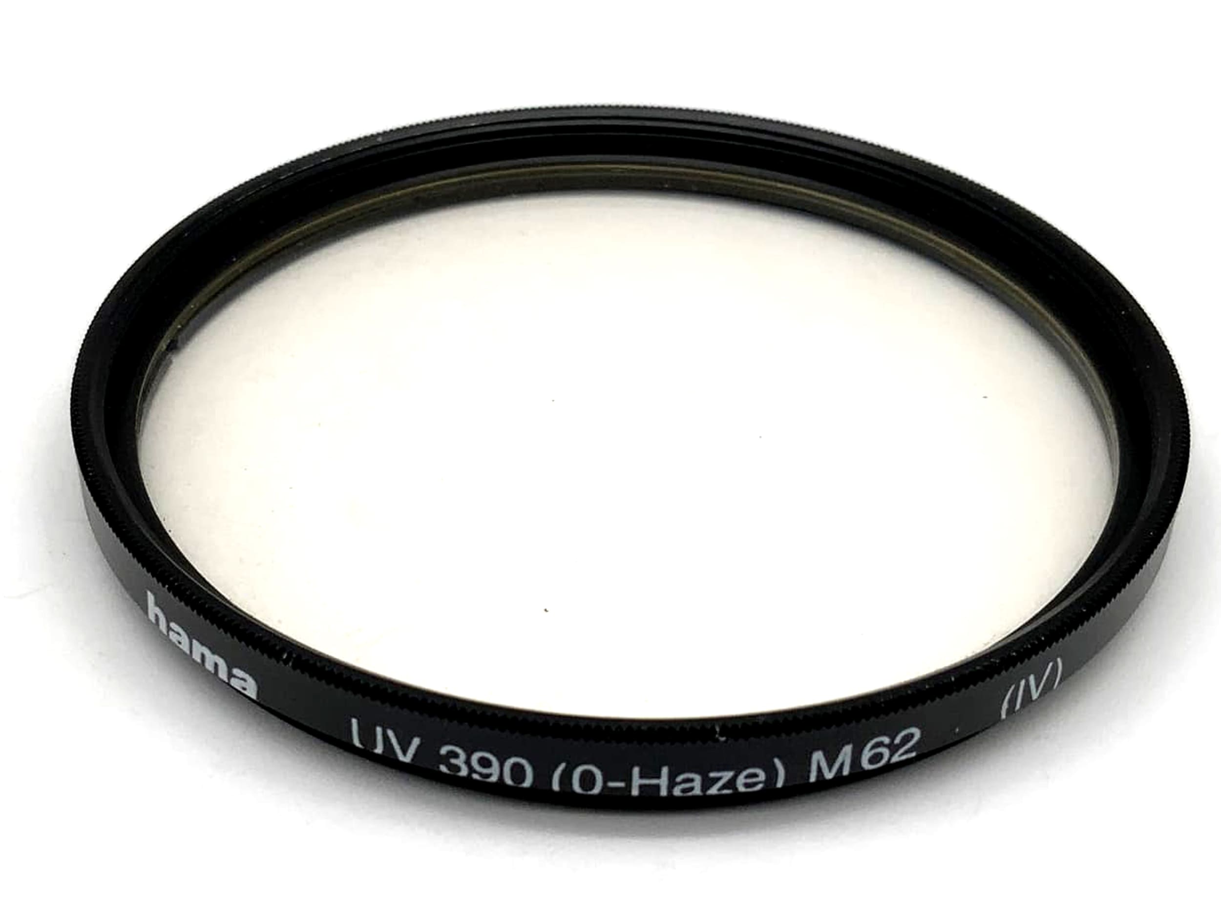 Hama UV 390 (0-Haze) (IV) Filter 62mm Kreisförmig Filtergewinde M62