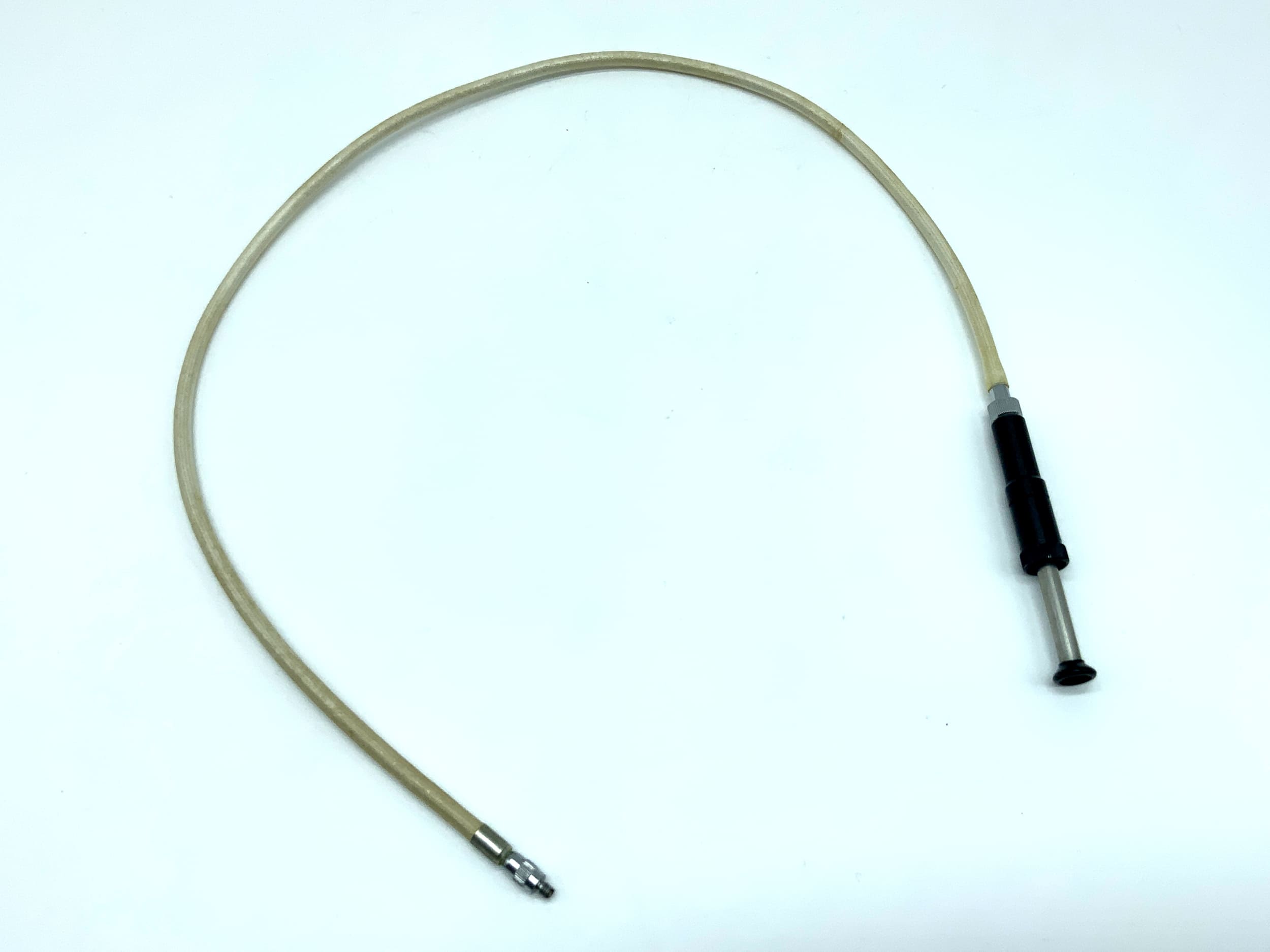 Drahtauslöser weiß ca.50cm Fernauslöser cable release Kabelauslöser