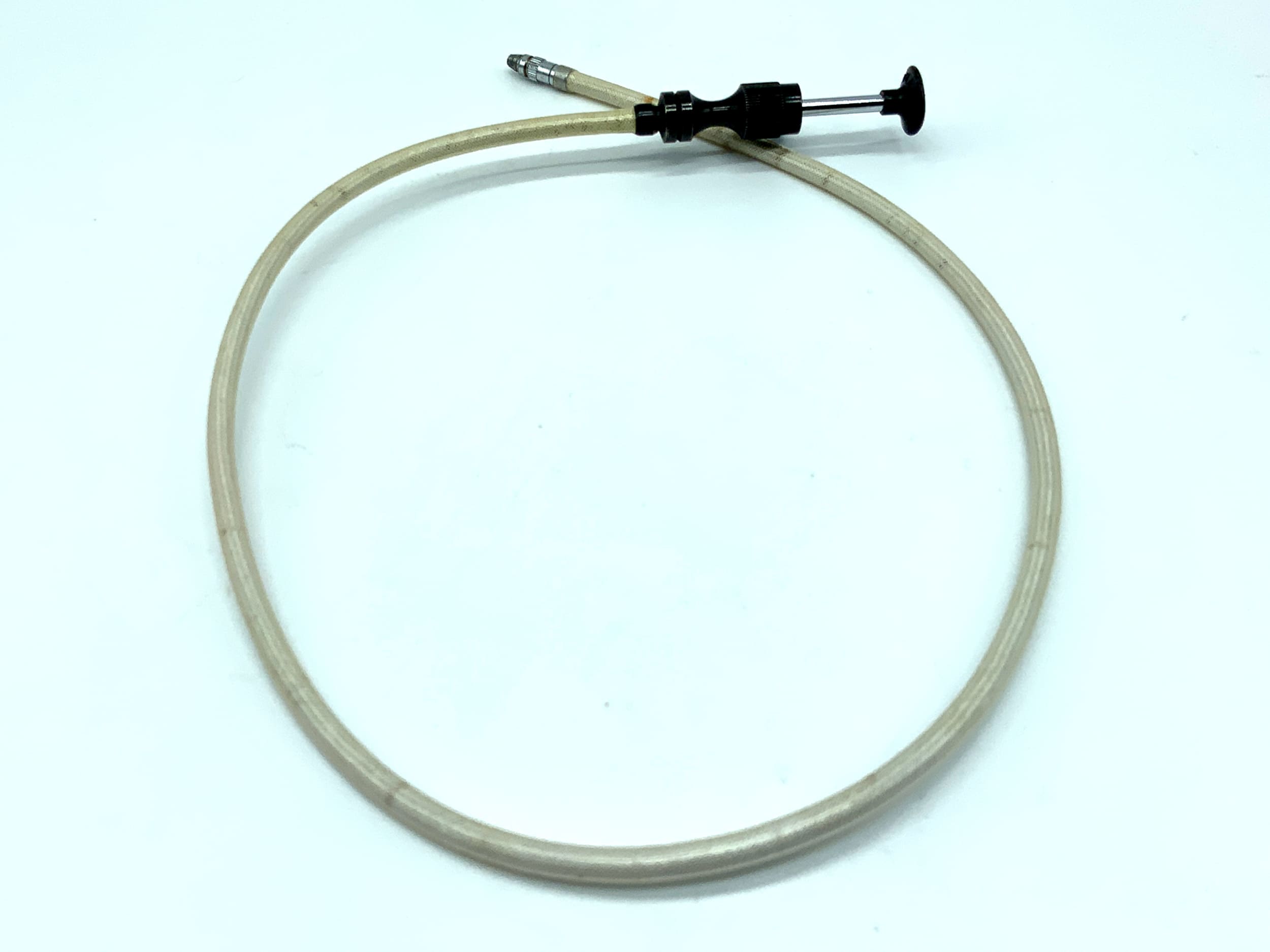 Drahtauslöser weiß ca.50cm mit Feststeller Fernauslöser cable release