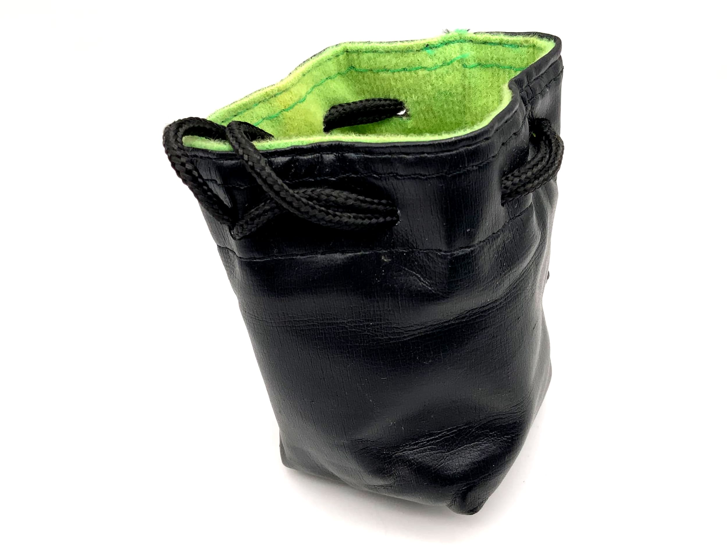 Köcher schwarz ca.9x6cm Leder Objektivbeutel universell Lens Case