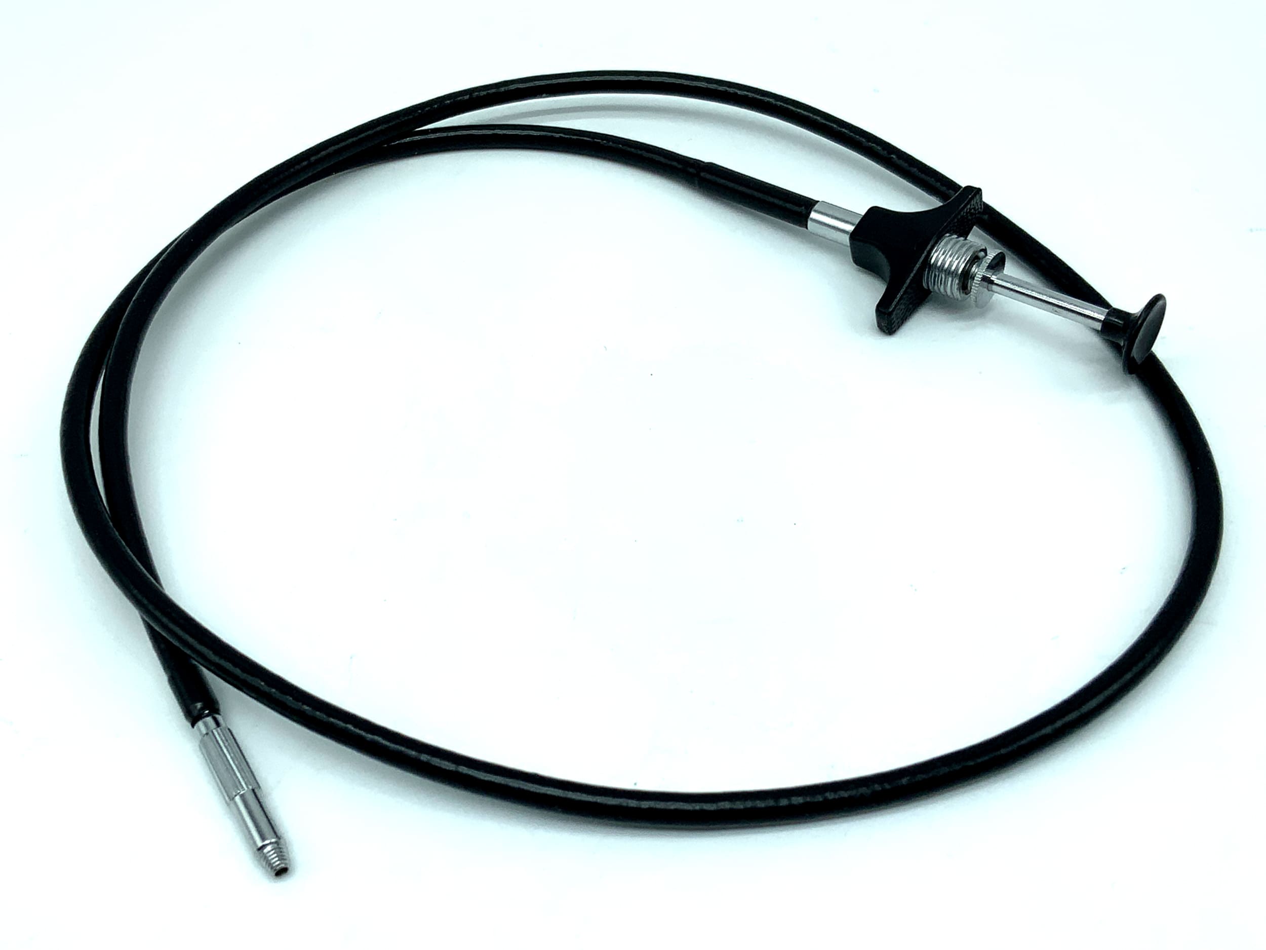 Drahtauslöser schwarz ca.80cm mit Feststeller Fernauslöser cable release