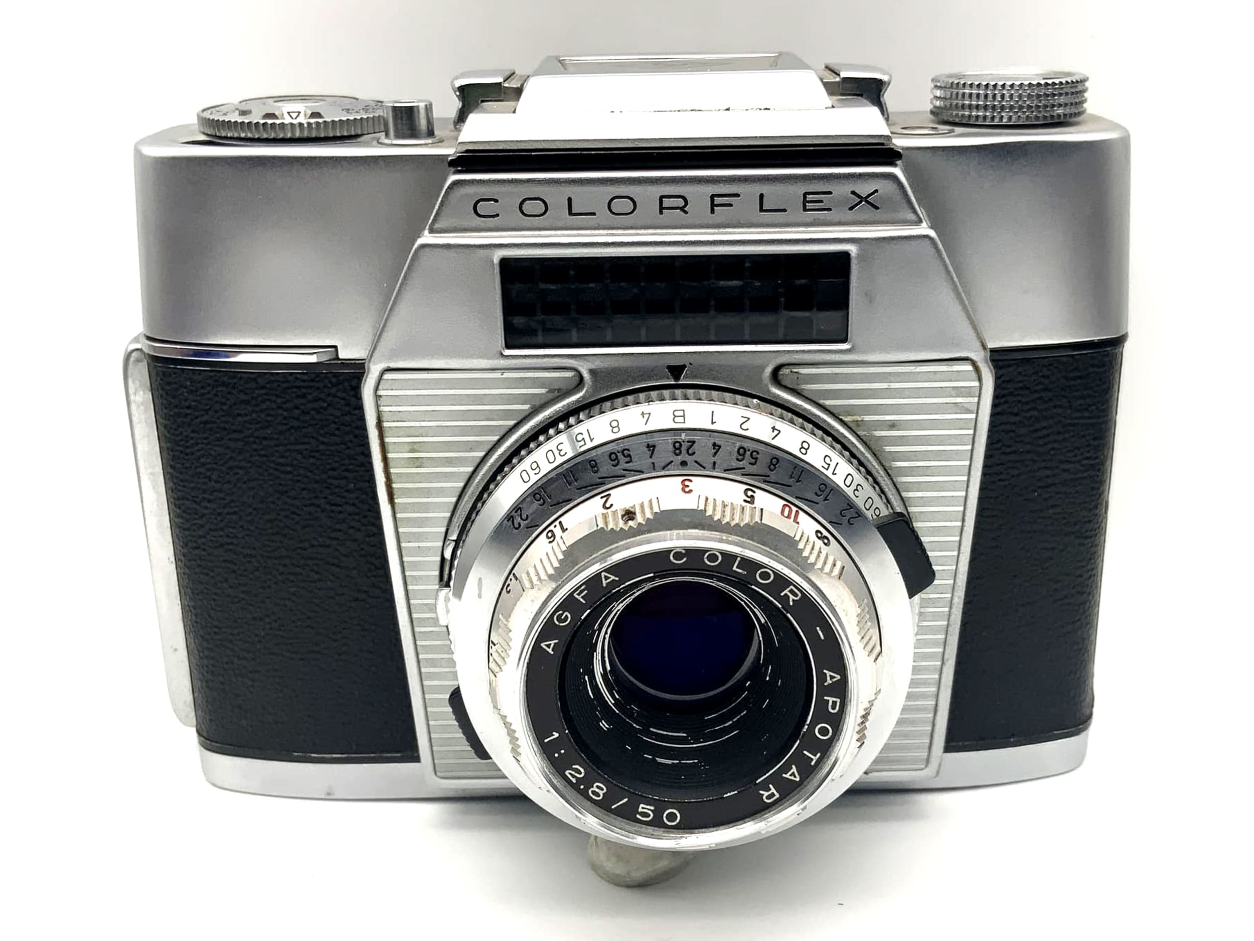 Agfa Color Reflex 35mm Spiegelreflexkamera SLR analog mit Apotar 1:2.8/50 Body