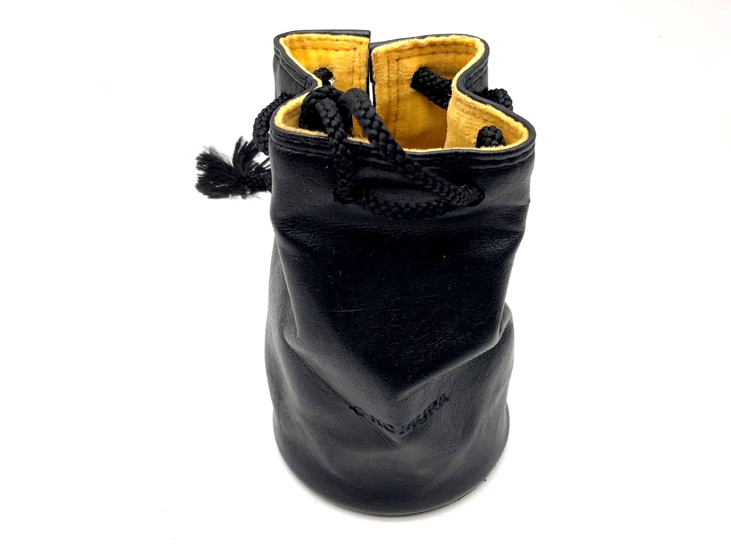 Komura Köcher schwarz ca.11x8cm Leder Objektivbeutel universell Lens Case