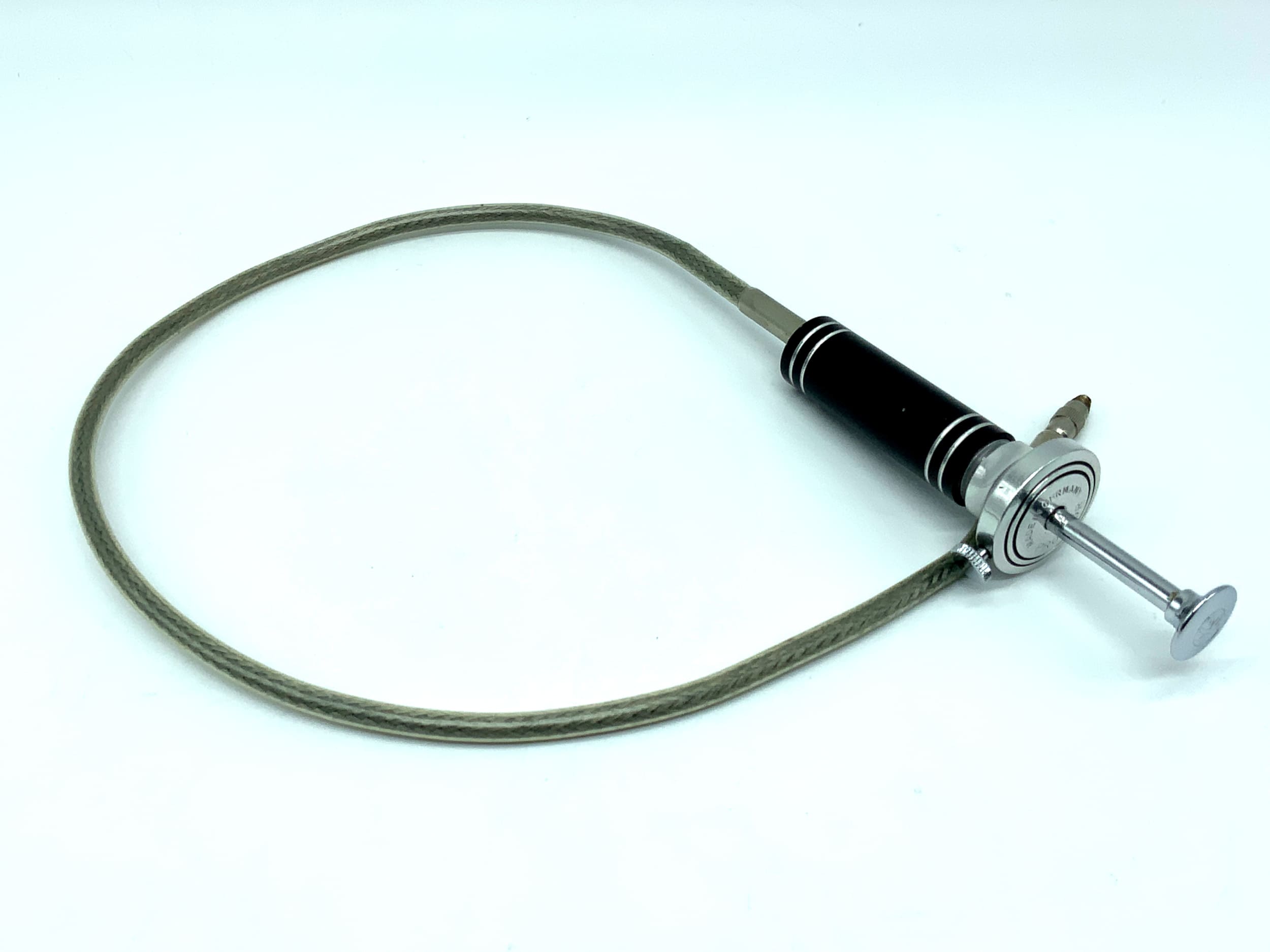 Prontor AGC Drahtauslöser silber ca.45cm mit Feststeller Fernauslöser