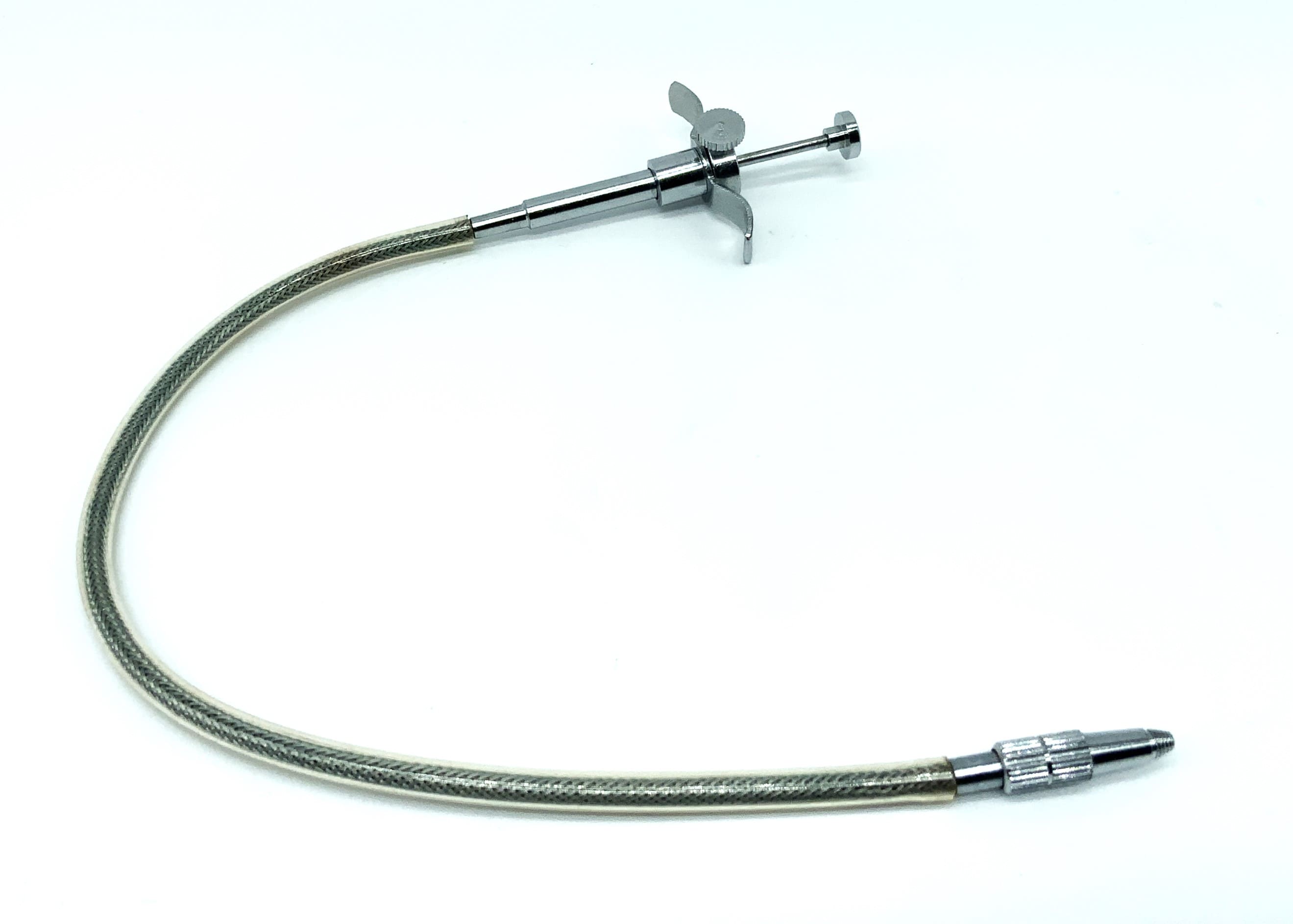 Drahtauslöser metall ca.25cm mit Feststeller Fernauslöser cable release