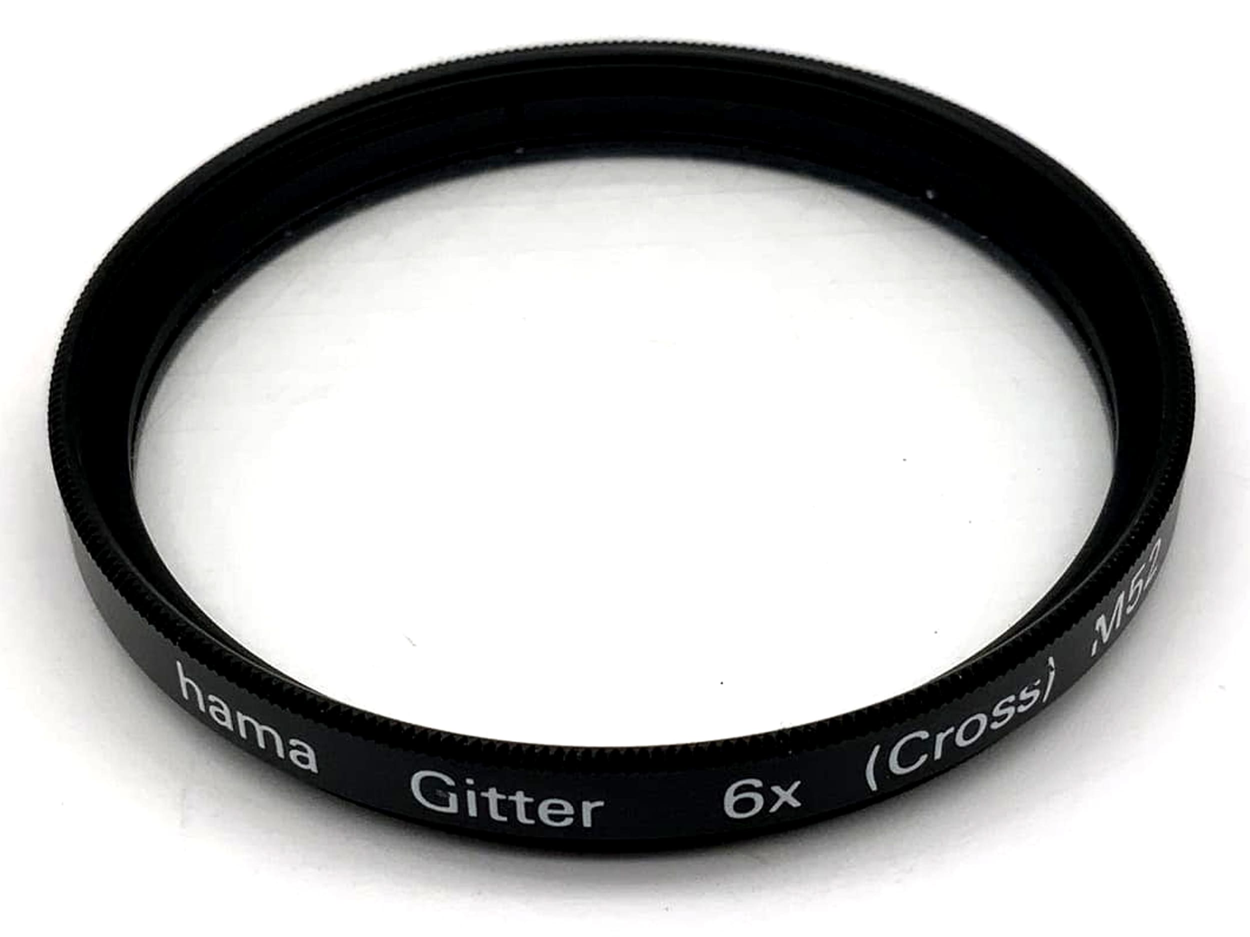 Hama Kreuzfilter Gitter 6x (Cross) (XXII) Filter 52mm Filtergewinde M52