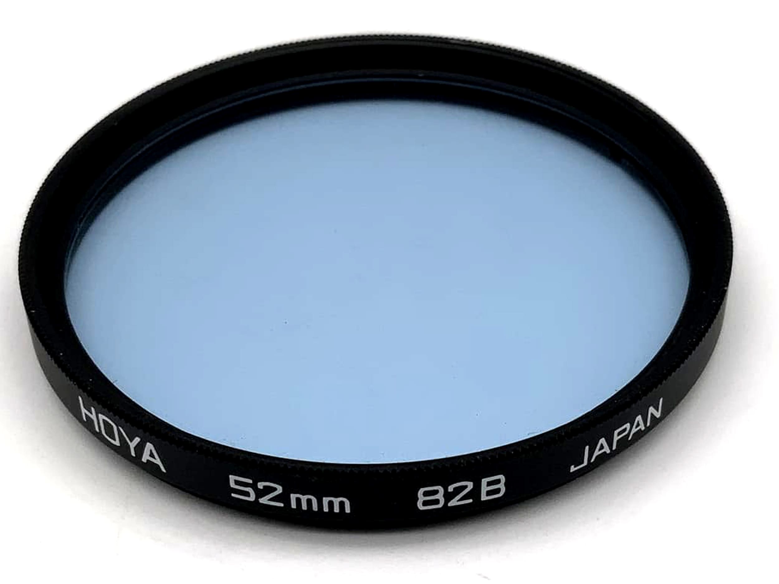 Hoya Farbfilter 82B blau blue Blaufilter Filter 52mm Filtergewinde M52