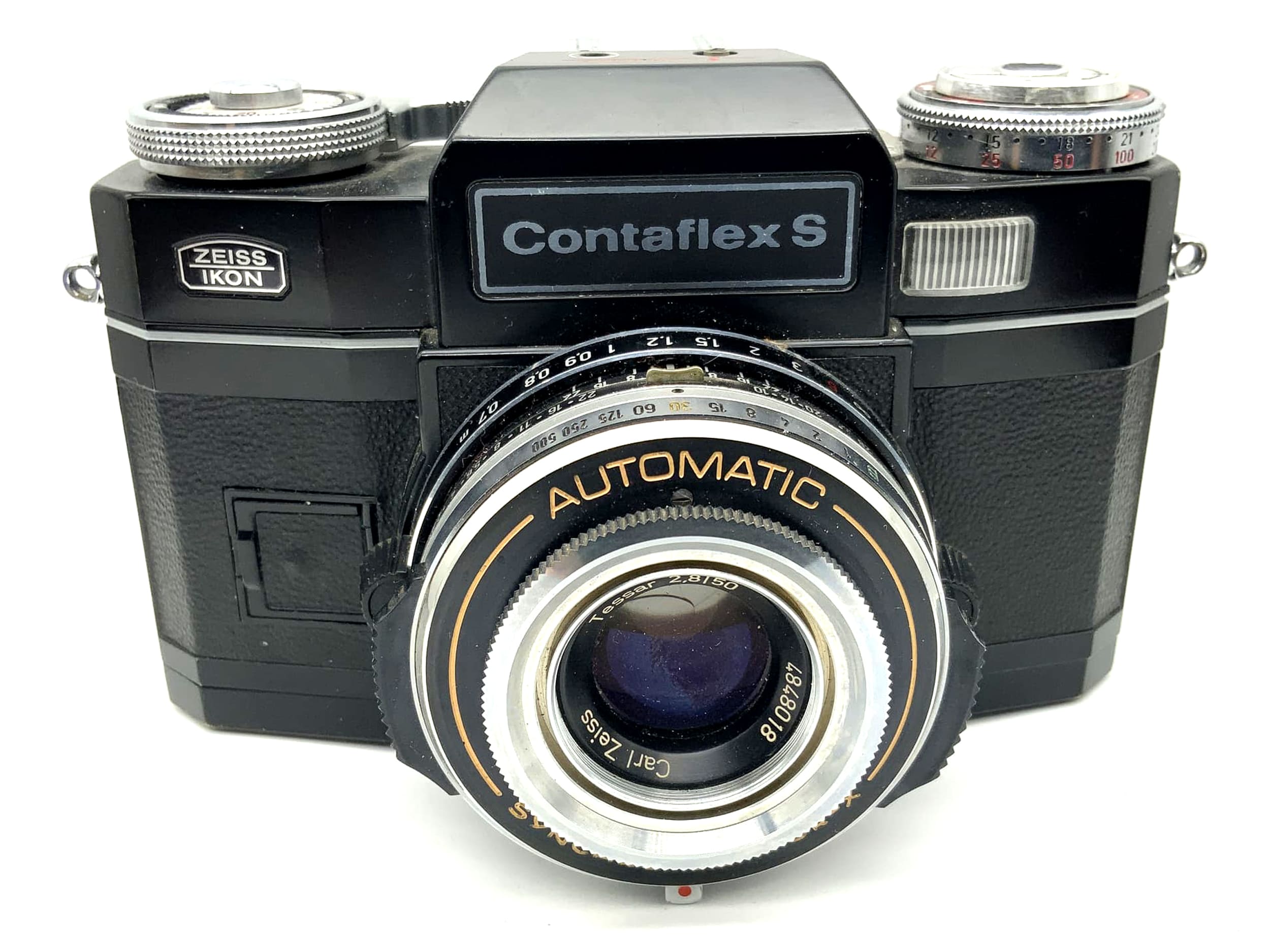 Zeiss Ikon Contaflex S 35mm SLR Tessar 2.8/50 Automatic Synchro-Compur-X Body