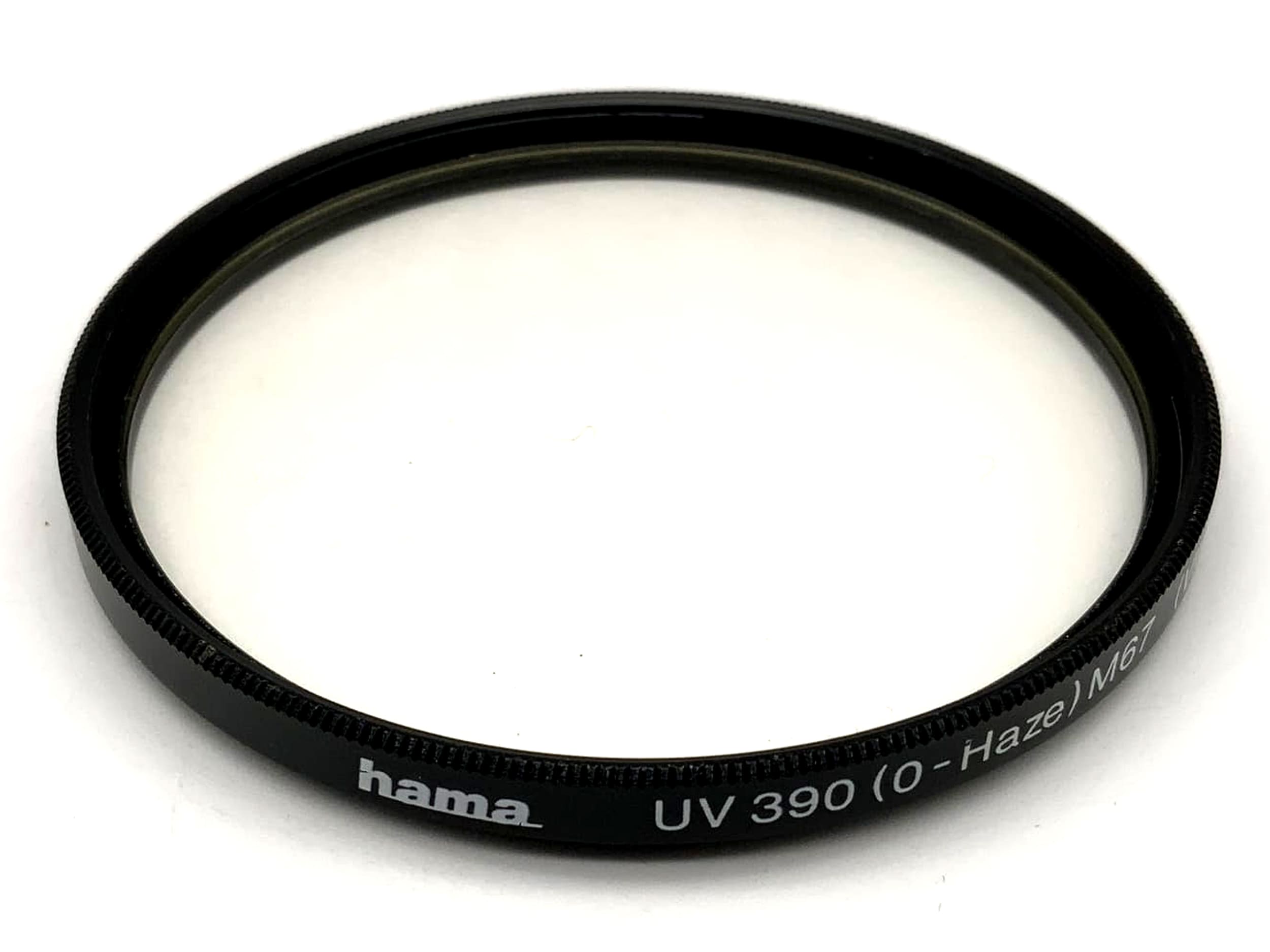 Hama UV 390 (0-Haze) (VII) Filter 67mm Kreisförmig Filtergewinde M67