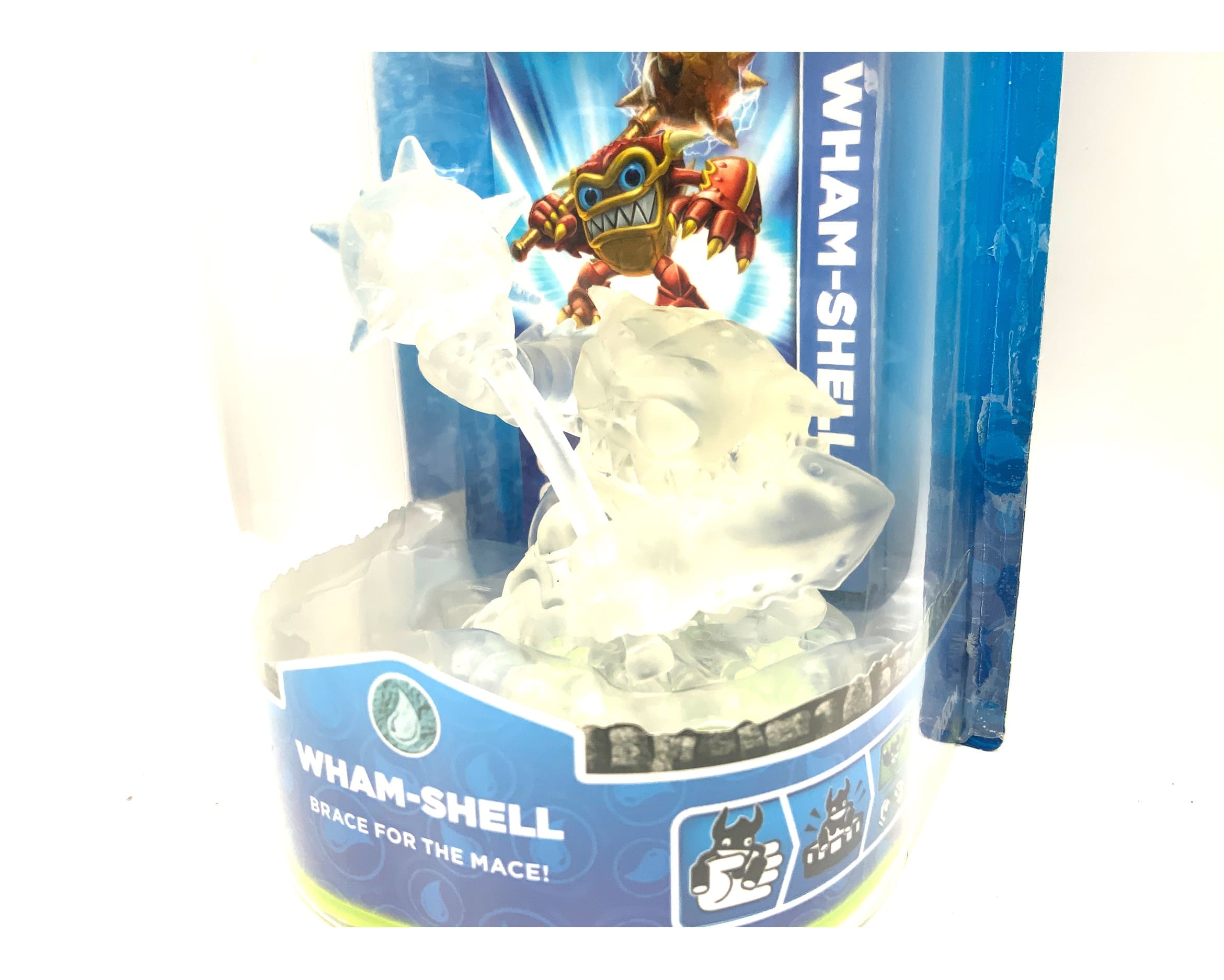 Skylanders Spyros Adventure Crystal Clear Wham Shell Chase Variante in OVP