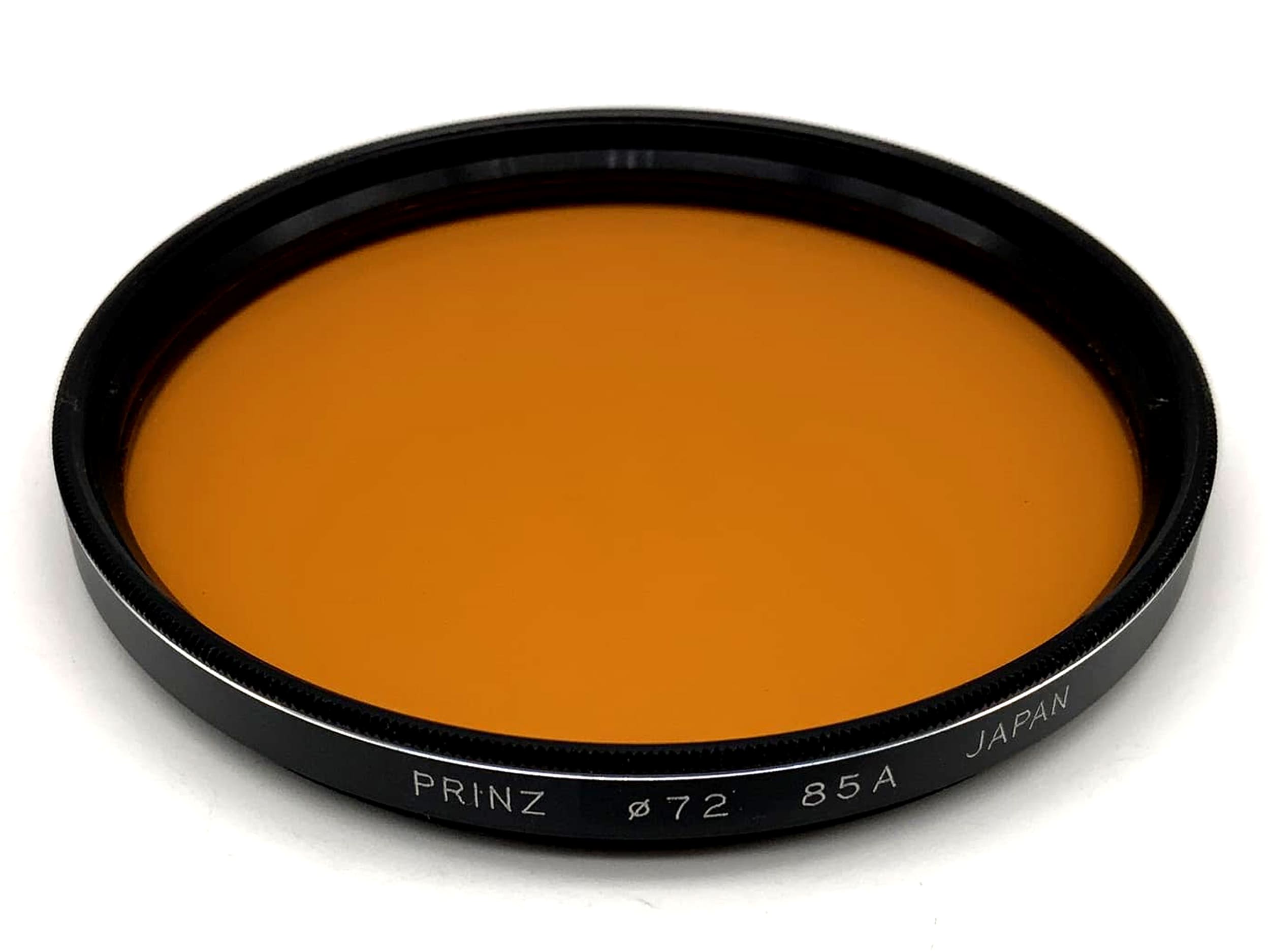 Prinz Farbfilter 85A orange Orangefilter Filter 72mm Filtergewinde M72