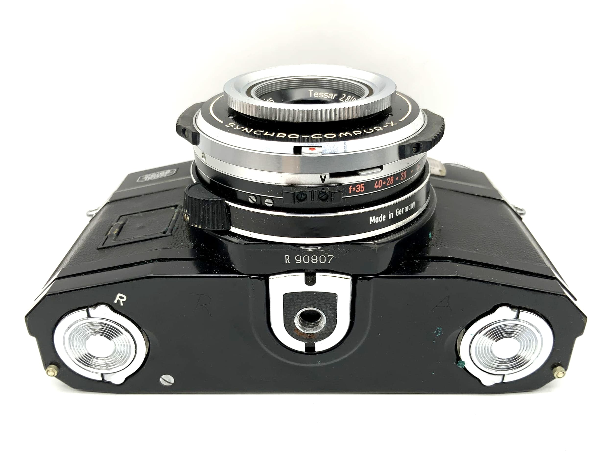 Zeiss Ikon Contaflex S Automatic 35mm SLR Tessar 2.8/50 Synchro Compur-X Body