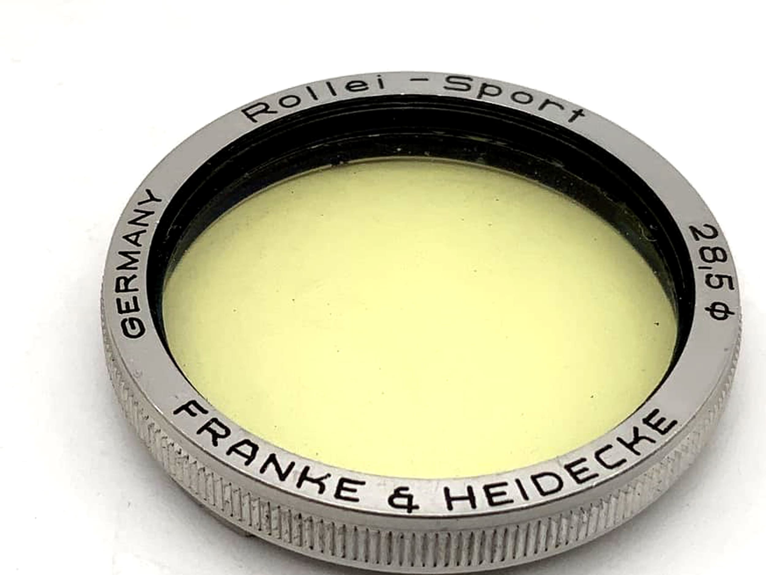 Rollei Farbfilter Sport Gelb yellow für Rolleiflex f/3.5 Tessar/ Xenar (R I)