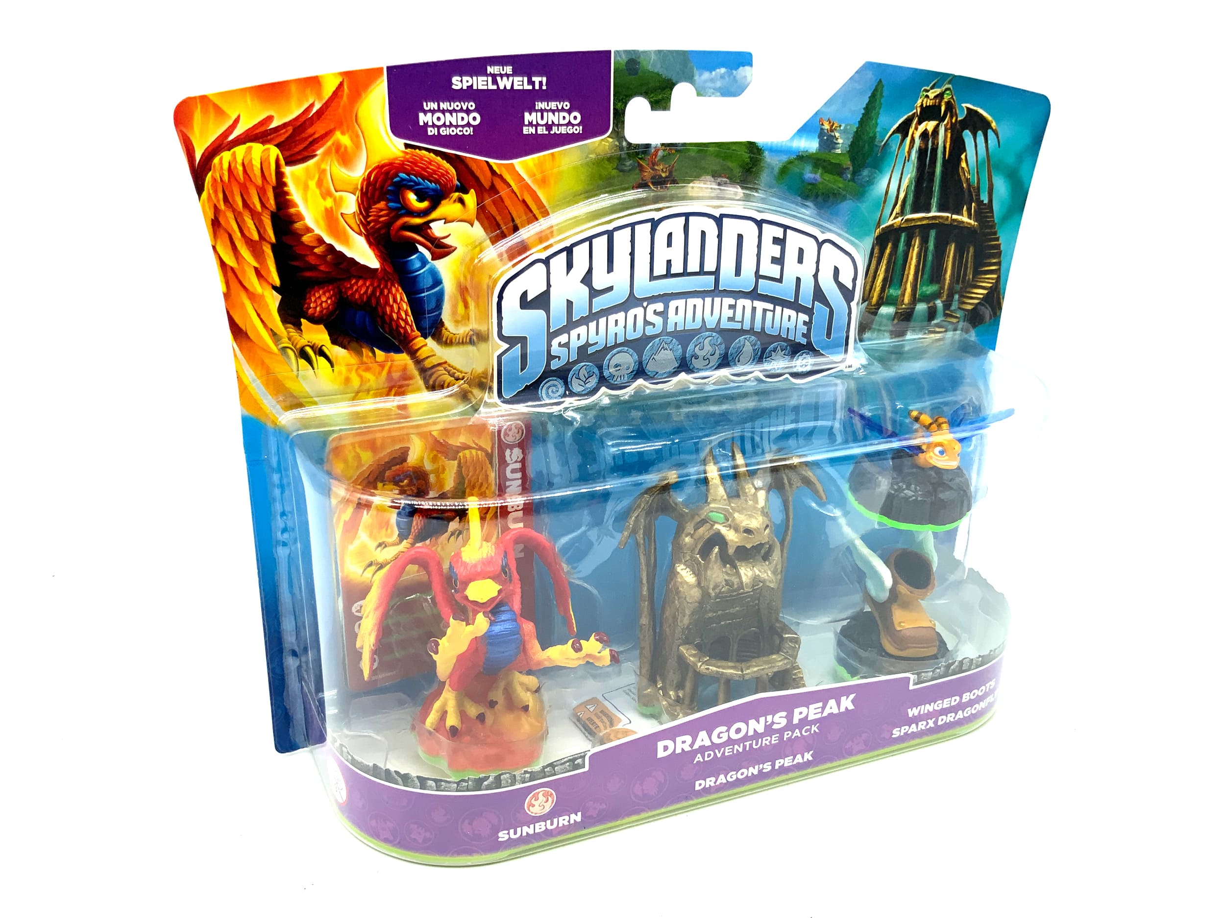 Skylanders Spyros Adventure Dragons Peak Adventure Pack in OVP