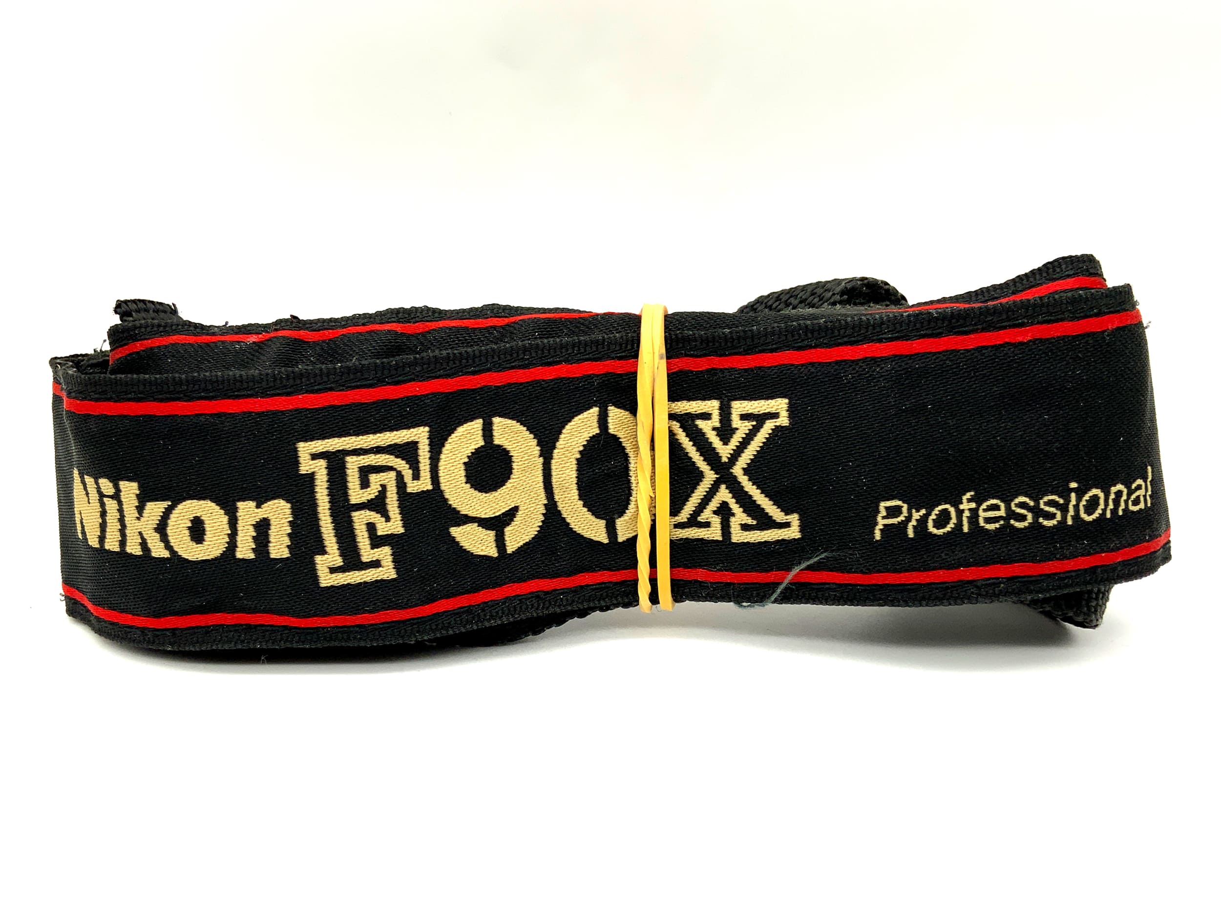 Nikon F90X Professional Gurt schwarz/rot Hals Schultergurt Kameragurt Neck Strap