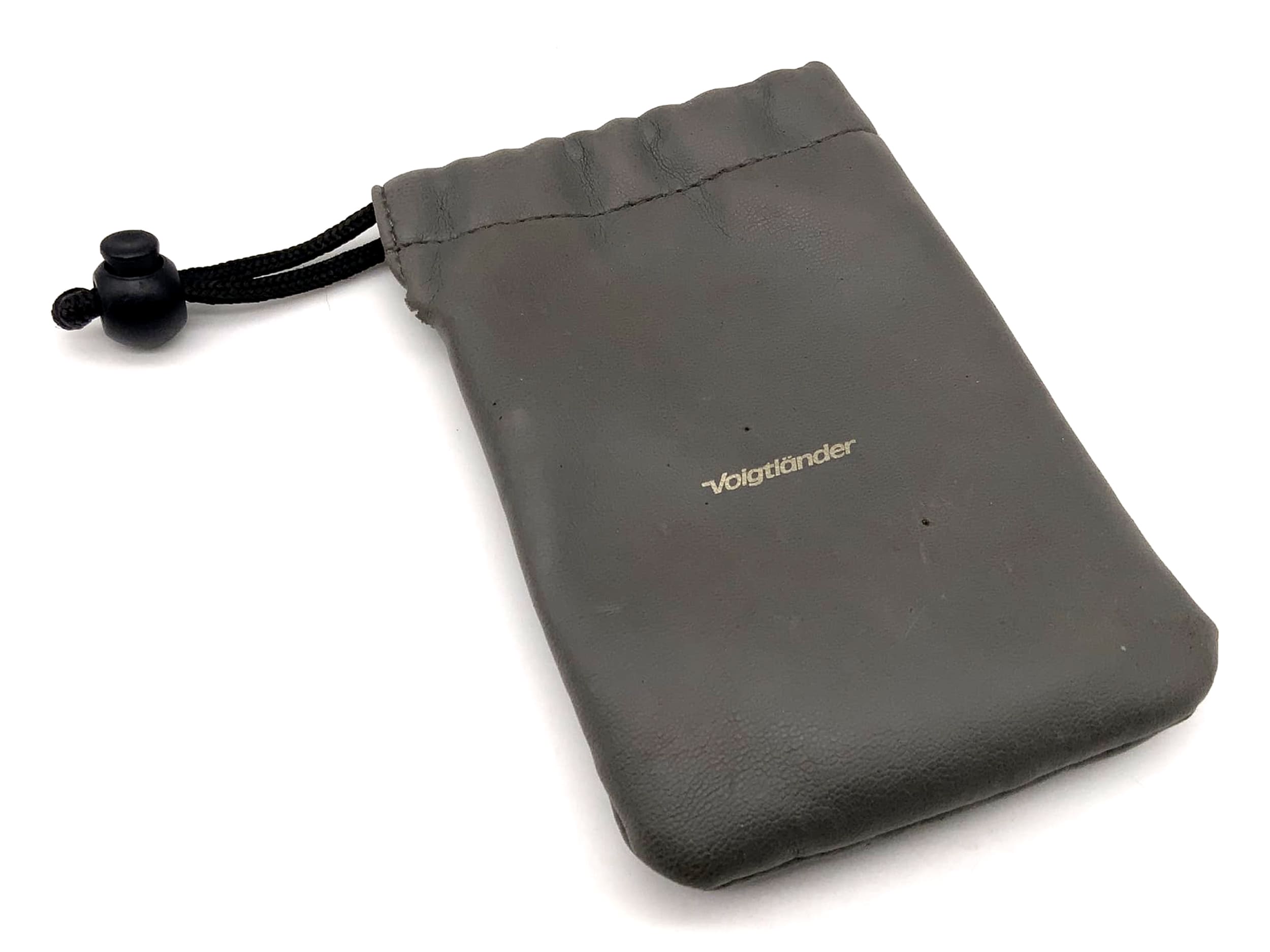 VOIGTLÄNDER Leder Bereitschaftstasche grau Fototasche universell Kameratasche