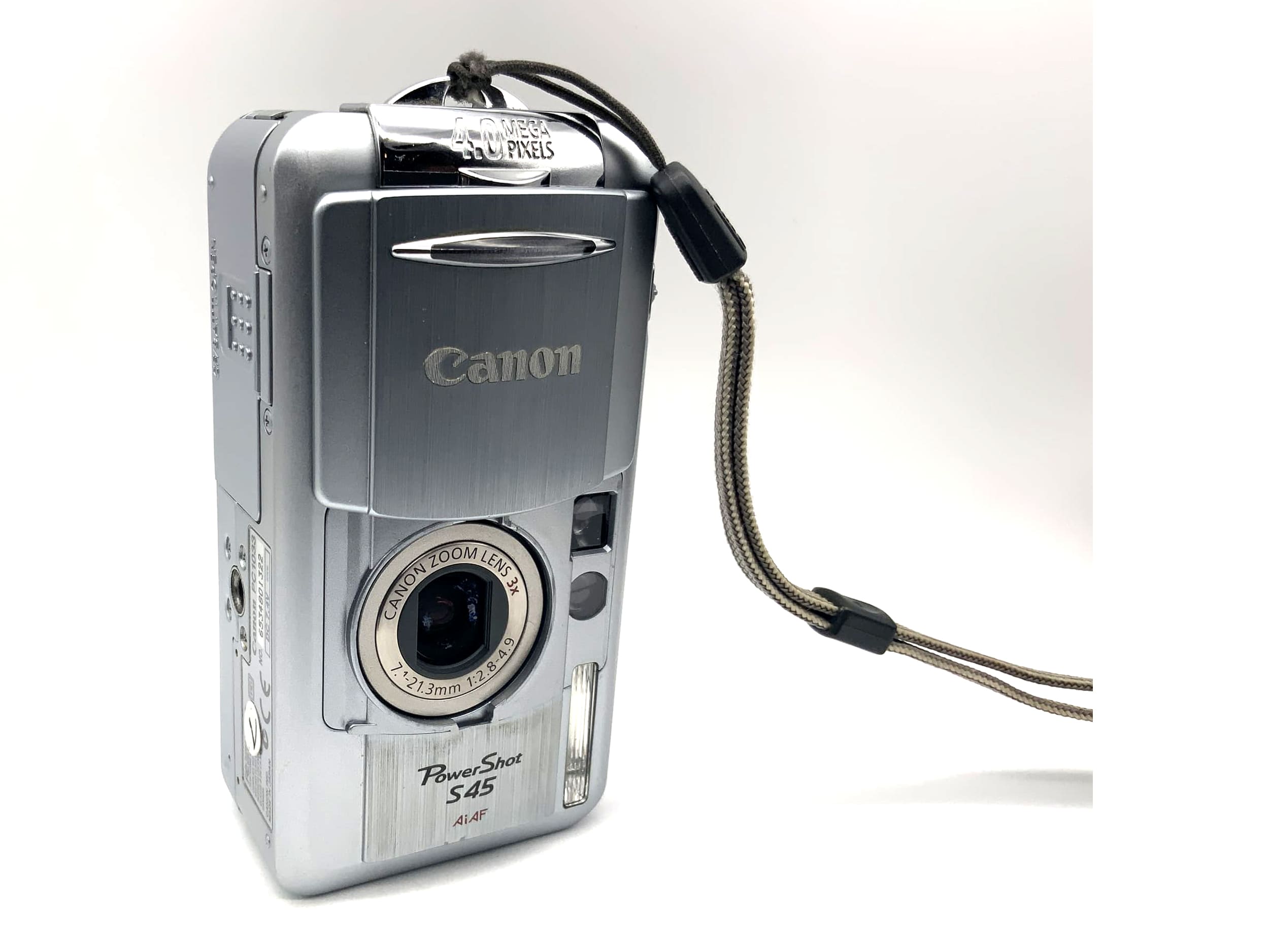 Canon PowerShot S45 mit Zoom Lens 3x 7.1-21.3mm 1:2.8-4.9 4.0 Mega Pixels