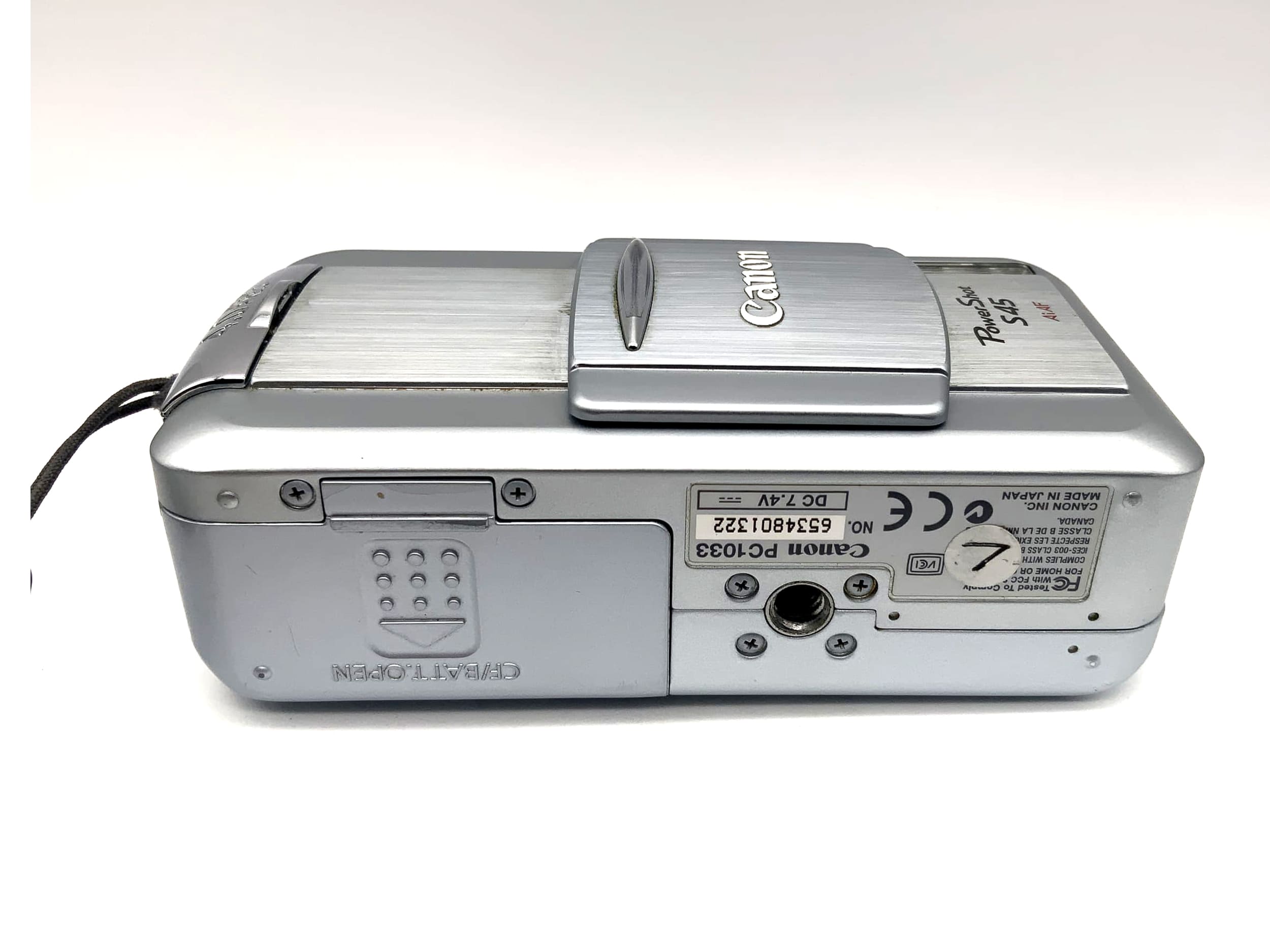 Canon PowerShot S45 mit Zoom Lens 3x 7.1-21.3mm 1:2.8-4.9 4.0 Mega Pixels