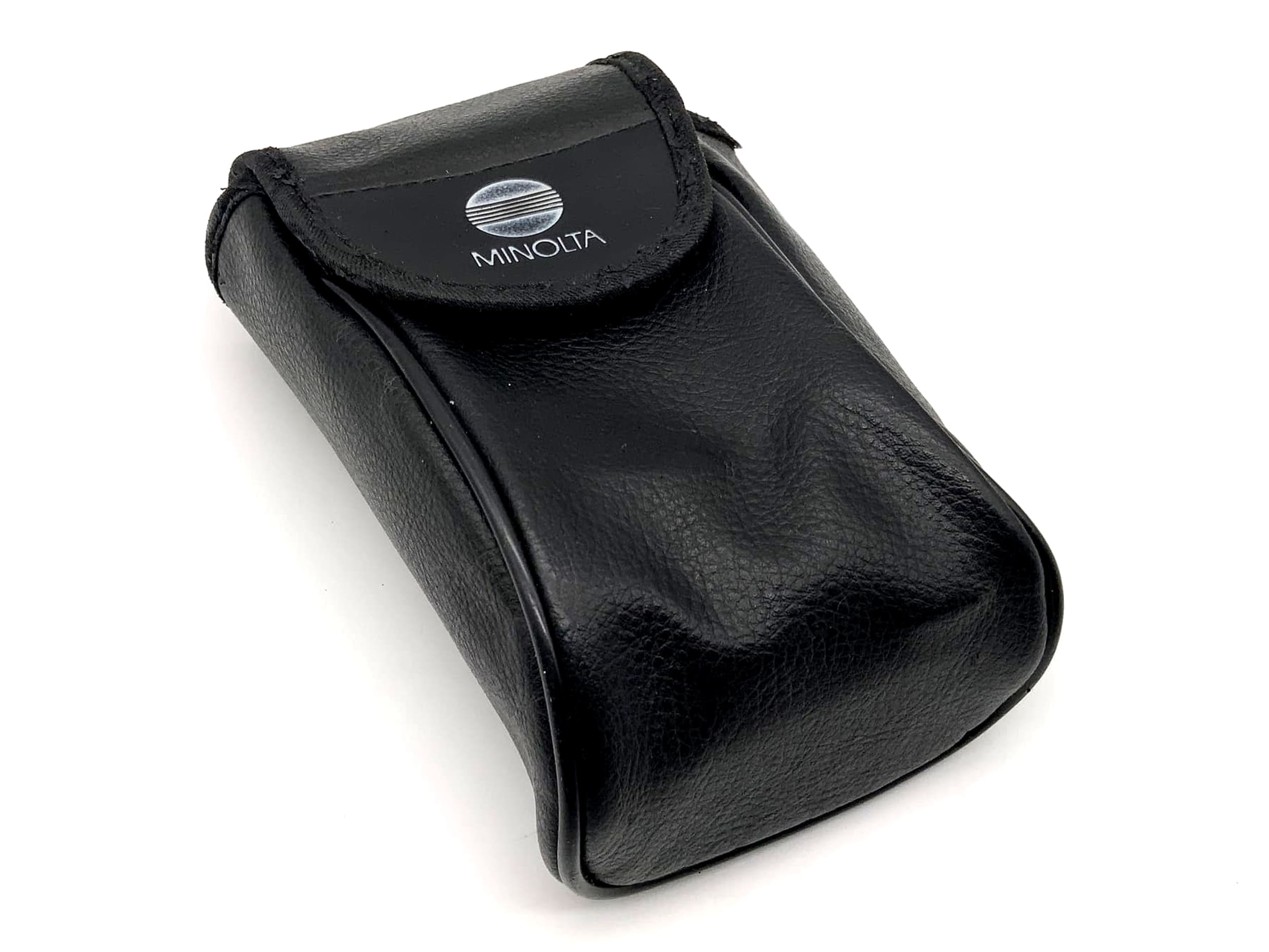 Minolta Leder Bereitschaftstasche schwarz Fototasche universell Kameratasche