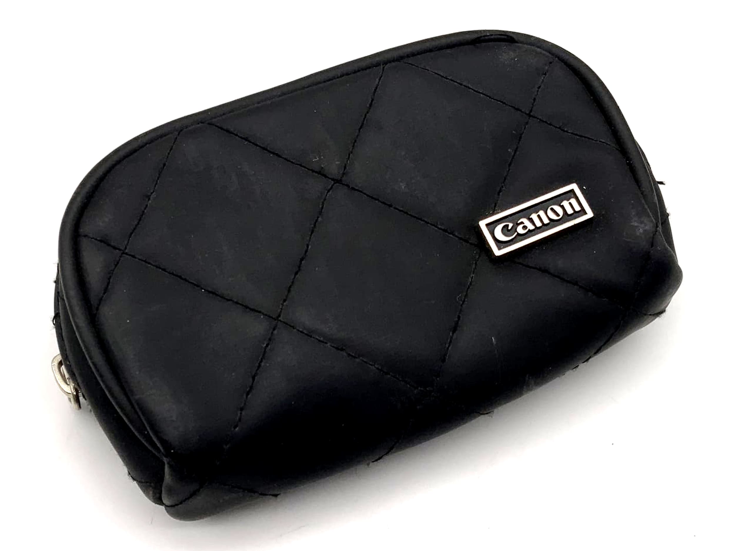 Canon Leder Bereitschaftstasche schwarz Fototasche universell Kameratasche