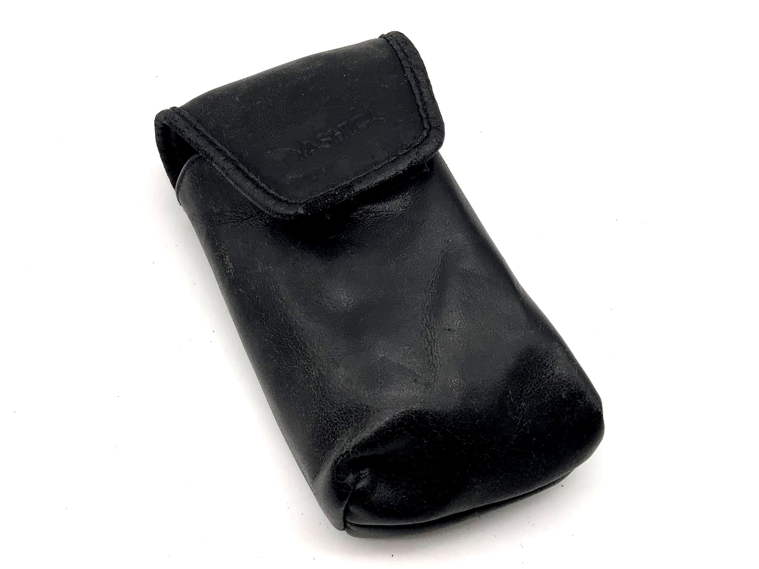 Yashica Leder Bereitschaftstasche schwarz Fototasche universell Kameratasche